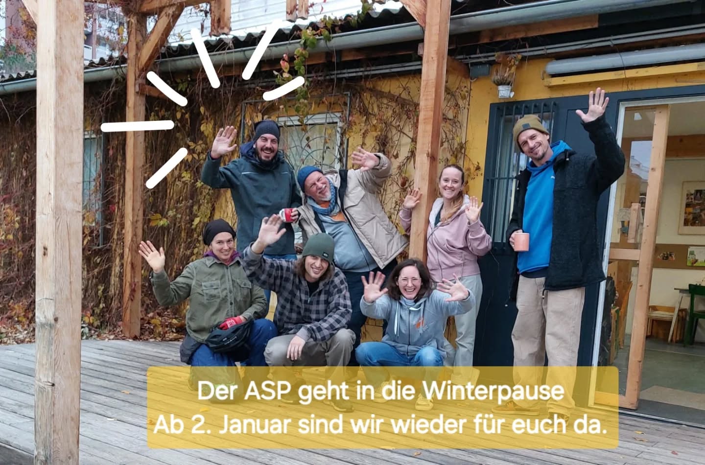 Wir wünschen euch schöne Ferien und einen guten Rutsch in das neue Jahr 2025. Wir freuen uns schon, euch ab 2. Januar wieder bei uns zu sehen ❤️