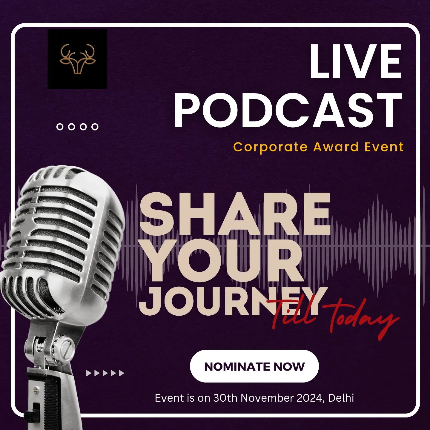 "π Nominate fast to share your journey in an exclusive studio interview ποΈ at this yearβs corporate awards! Itβs going to be an unforgettable experience! Want to know who the chief guest is? Message us for details! π
#CorporateAwards #NominateNow #Celebrationcenturies #business
#corporate