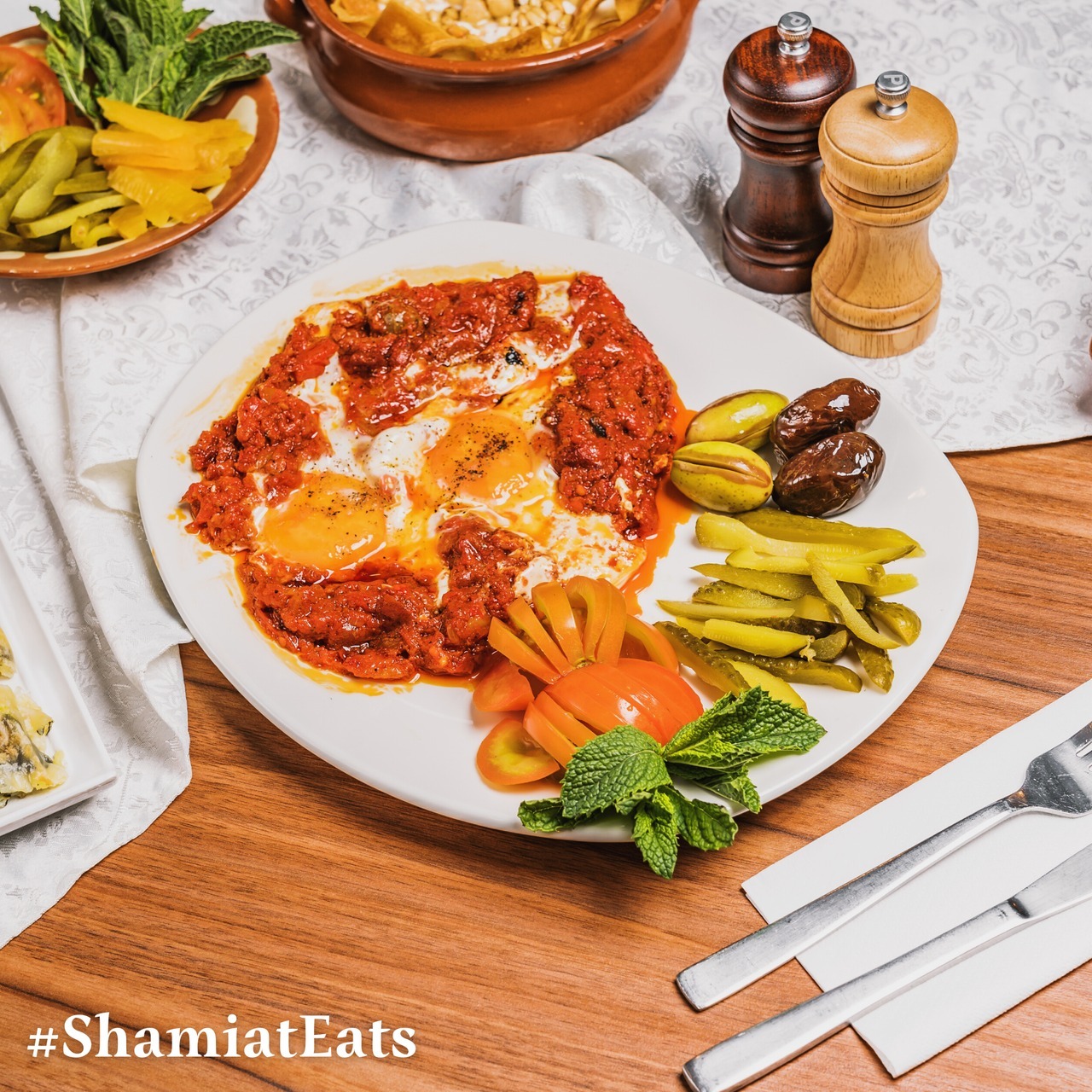 Savouring the rich flavours of our Shakshuka! 🍳✨ Share your Shamiat moments by tagging us with #ShamiatEats and join the foodie community! 🔥🍅
.
#Shakshuka #FoodiesOfInstagram #DeliciousMoments