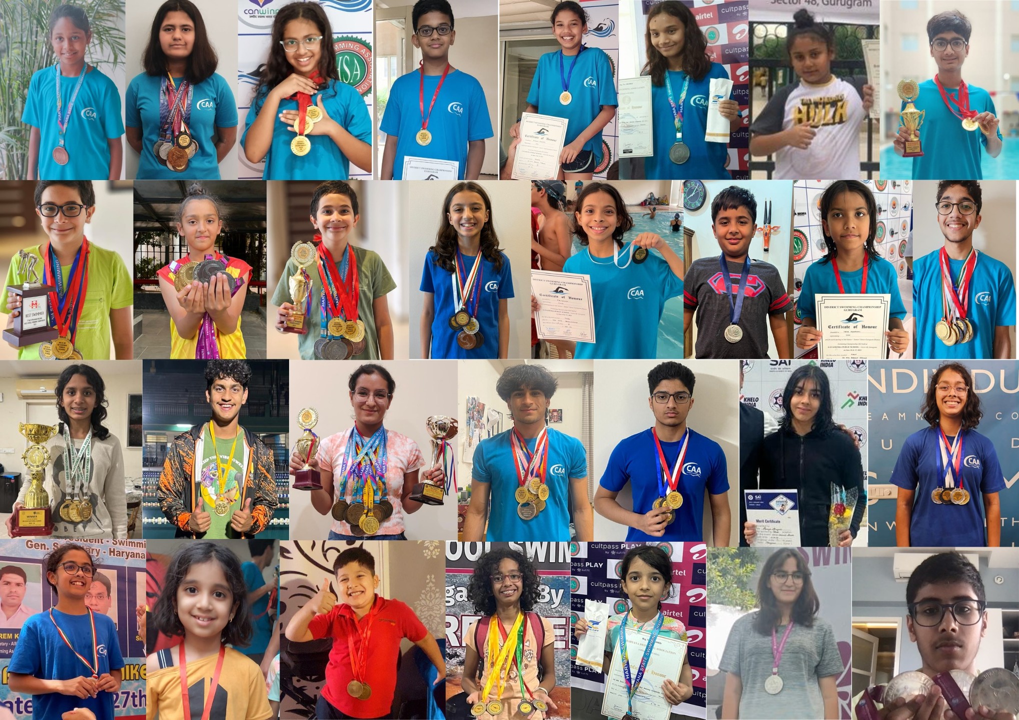 đđ Meet the Champions! đđ
We are thrilled to introduce the incredible athletes of Champions Aquatics Academy! These swimmers are the epitome of hard work, dedication, and excellence, consistently pushing the boundaries and setting new standards in the world of competitive swimming. đ
đŞ
From early morning practices to dominating the competition, their journey is a testament to their relentless pursuit of greatness. Join us in celebrating their achievements and cheering them on as they continue to make waves and inspire us all! đâ¨
Letâs give a huge shoutout to our championsâtrue role models and future legends in the making! đđ
Watch them in ACTION in the upcoming Gurgaon District and Haryana State Swimming Championship 2024
#ChampionsAquaticsAcademy #SwimmingChampions #FutureLegends #Dedication #Excellence #Inspiration #MakingWaves #SwimLife#sport#gurgaonmomblogger#gurgaonschools