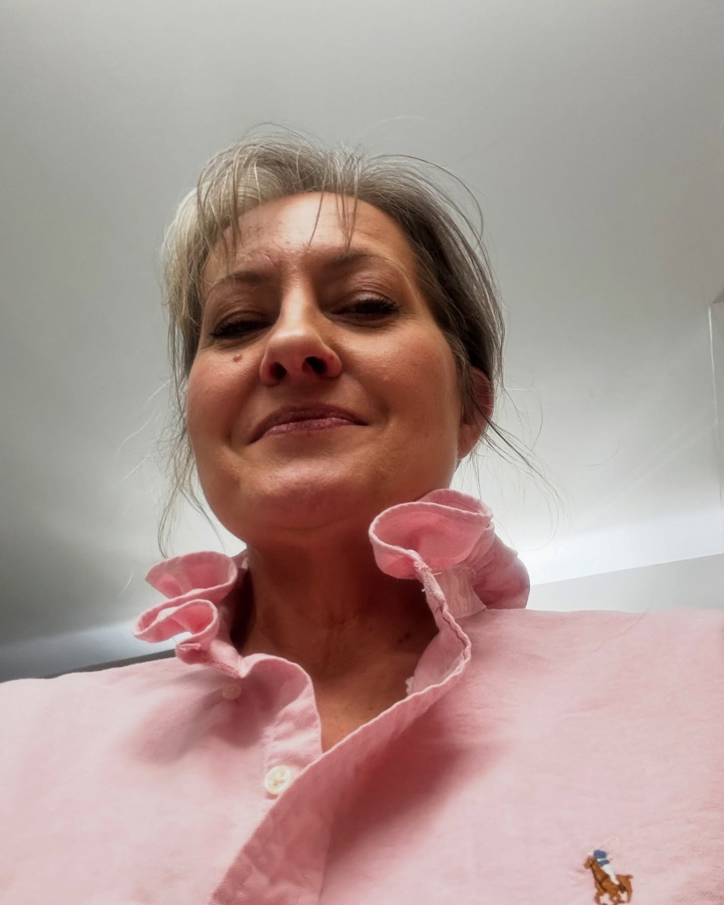 I saw a reel and I couldn’t help it. It had to be done. Midnight ruffles for the win! #ruffledshirt #streetstyle #thriftedstyles