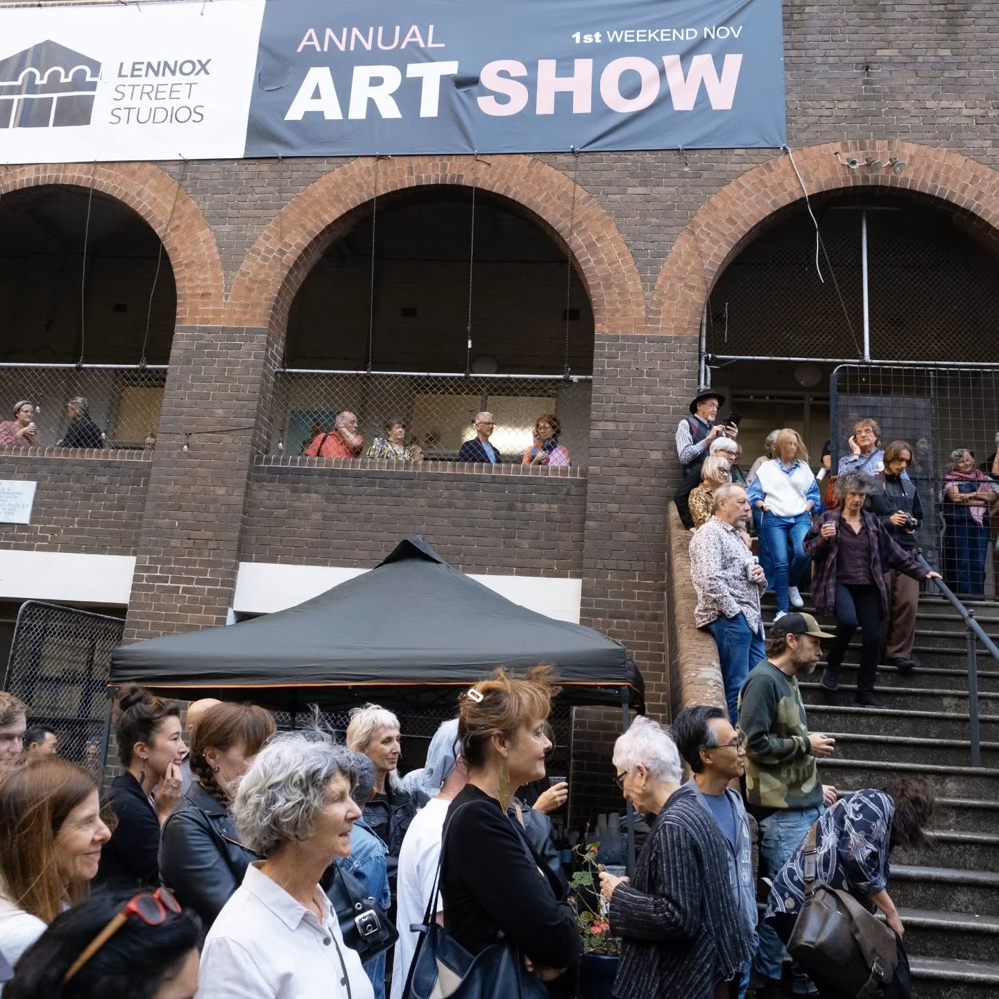 Was such a great turnout at the Lennox St exhibition - November 2024. Amazing show as always thanks @lennoxstreetstudios and studio roomie @belindahaag_art