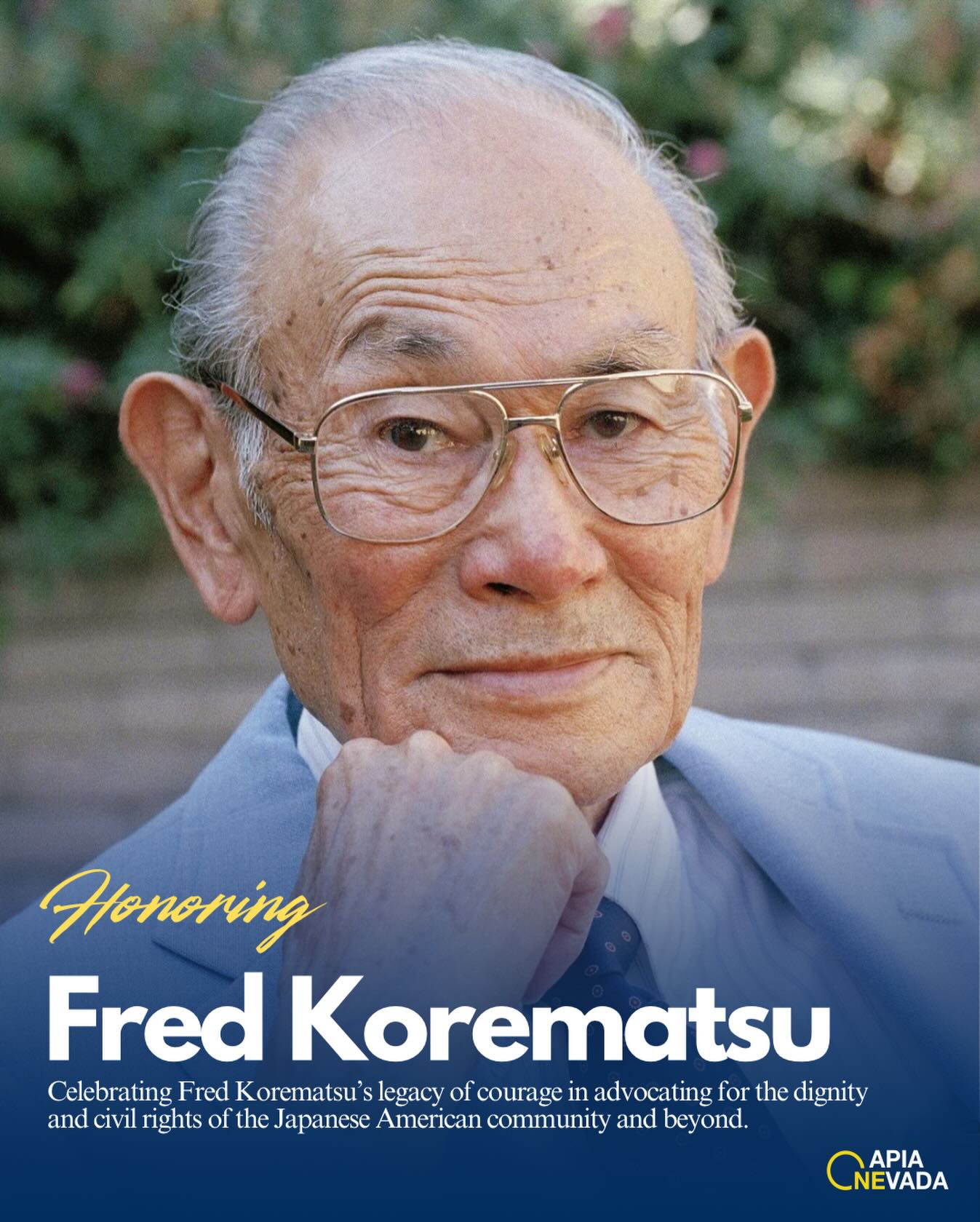 Remembering Fred Korematsu, whose lifelong commitment to justice has left a lasting mark on the Japanese American community and our nation. From his historic Supreme Court case to his advocacy for civil rights, Fred’s impact endures across generations. #AANHPIhistory