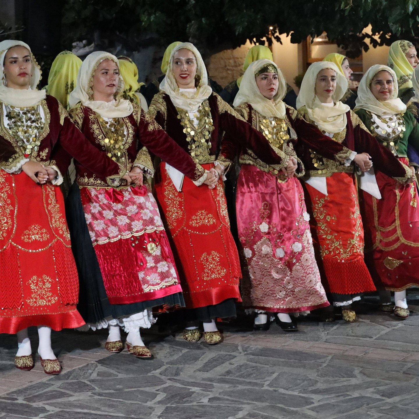 Dancing group in Evdilos on the island of Ikaria