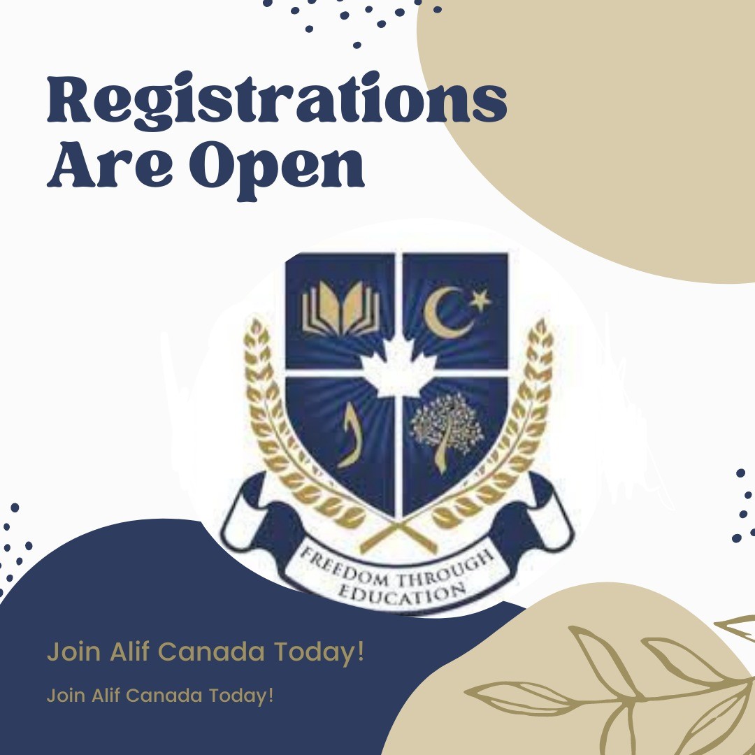 Are you interested in registering your child in Islamic education? Join Alif Canada today! To contact us or book an appointment to learn more information, check out our school website: http://alifedu.ca/ . We look forward to meeting you! #alifcanada #alifcanadaschool #islamiceducation #privateschool