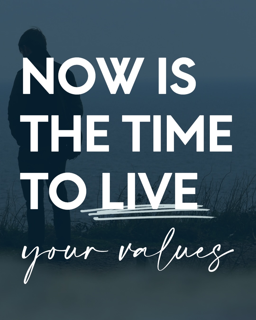 NOW IS THE TIME to LIVE your values.
You’ve been asking, “what if?”
You’ve been saying, “if this ever happens…”
Well, here we are and the time is NOW.
Living your values requires SACRIFICE, but you are not alone in that sacrifice.