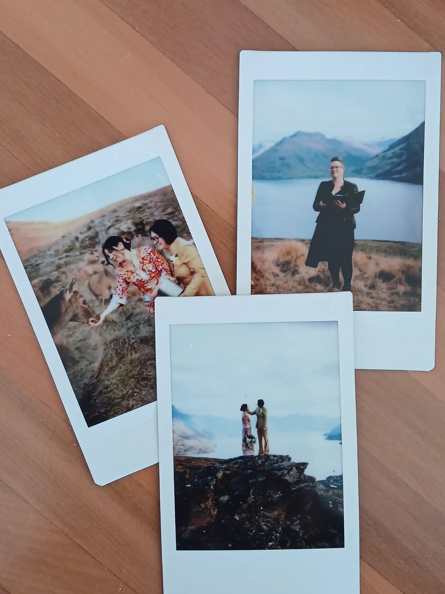 I had a surprise parcel arrive in the post today! From Bo & Ling, a lovely couple I married in Queenstown last year.
As well as these gorgeous pictures for our photo board (I love seeing photos from your day - and I love that these two got to feed a deer at Deerpark Heights!) There was a beautifully handwritten thank you card and a thoughtful wee gift.
The gift is never the thing that matters. For me its always the words- knowing I helped you celebrate your relationship in a way that felt right for the two of you.
Bo & Ling thank-you for your kind words and lovely gesture (and I still have your chocolate cake recipe in my to do list. I think it might be my birthday cake recipe in February!
I also got to work with some magnificent people on this one...
@feliximage @thephilippathomas @bespokekitchen @deerparkheights
hannahlindcelebrant.nz
hello@hannahlindcelebrant.nz
027 384 7886
#elopenz #destinationwedding #nzcelebrant #yourweddingyourway #samesexwedding