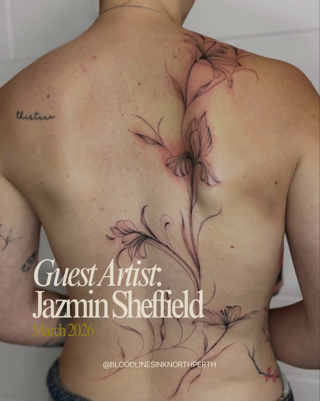 ✨ Guest Artist Alert ✨
Jazmin Sheffield is joining us in the studio this month! Her dates are TBC, but you can message @jazminsheffieldtattoos directly to ask about booking 😊
.
.
.
.
.
.
.
.
.
.
.
.
#perthtattoo #guestartist #finelinetattoo #flowertattoo