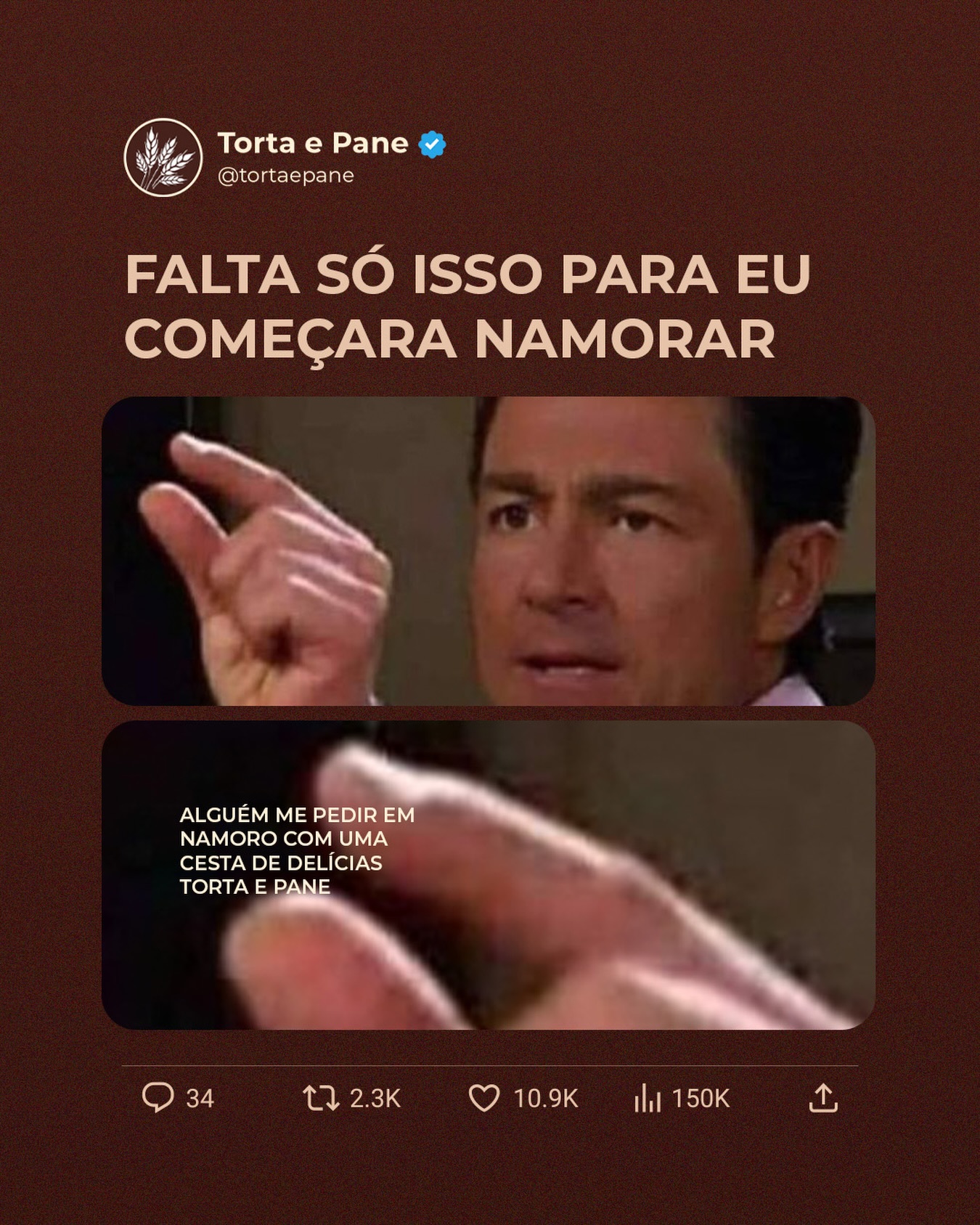 A nossa parte já estamos fazendo! rsrsrs 🤣
Torta e Pane | Pães e Sobremesas Artesanais
📍 Campinas e Região (consulte)
📱 WhatsApp: (19) 97131-4077
#TortaEPane