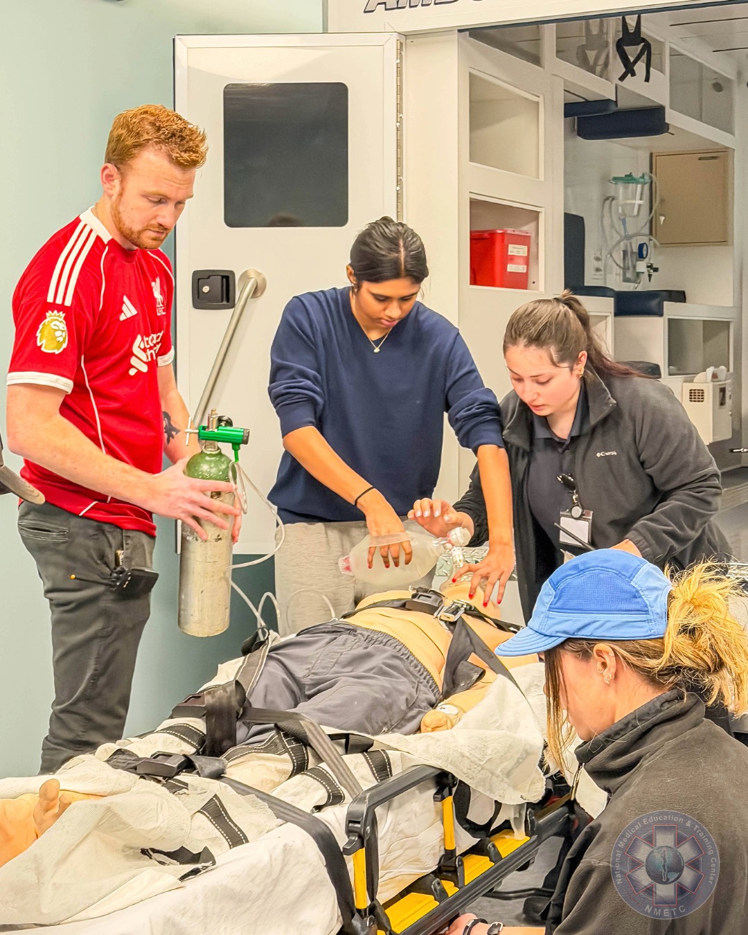 Whether it’s managing oxygen, ventilating the patient, or securing the stretcher, every role is vital. Our students learn to move as one unit so that when they hit the field, coordination is second nature.
#NMETC #EMS