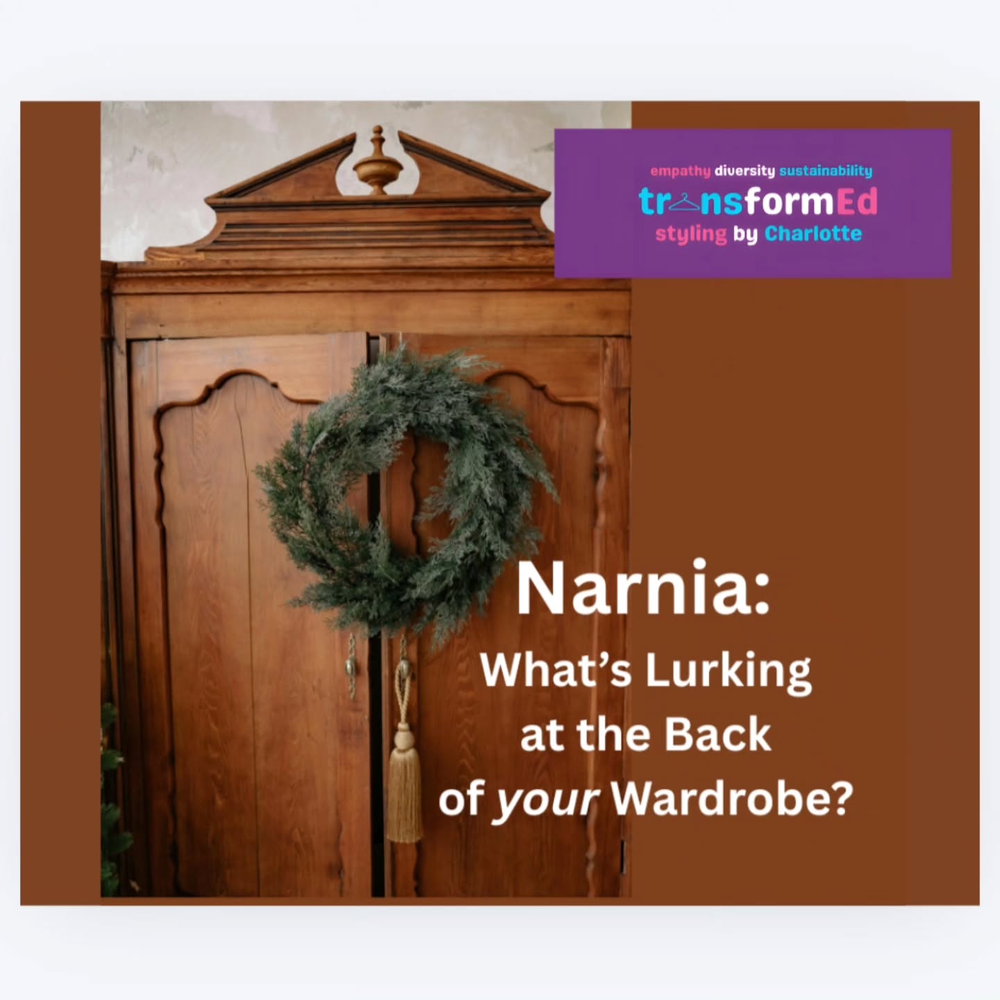 How's your wardrobe looking?! In tomorrow's transformEd style magazine, I look at some common wardrobe issues leading to overwhelm, boredom and frustration and how to tackle them.
DM with your email address or click on the link in my bio to get free weekly sustainable style content.
Personal Styling Hull
Colour Analysis Hull
Sustainable Styling