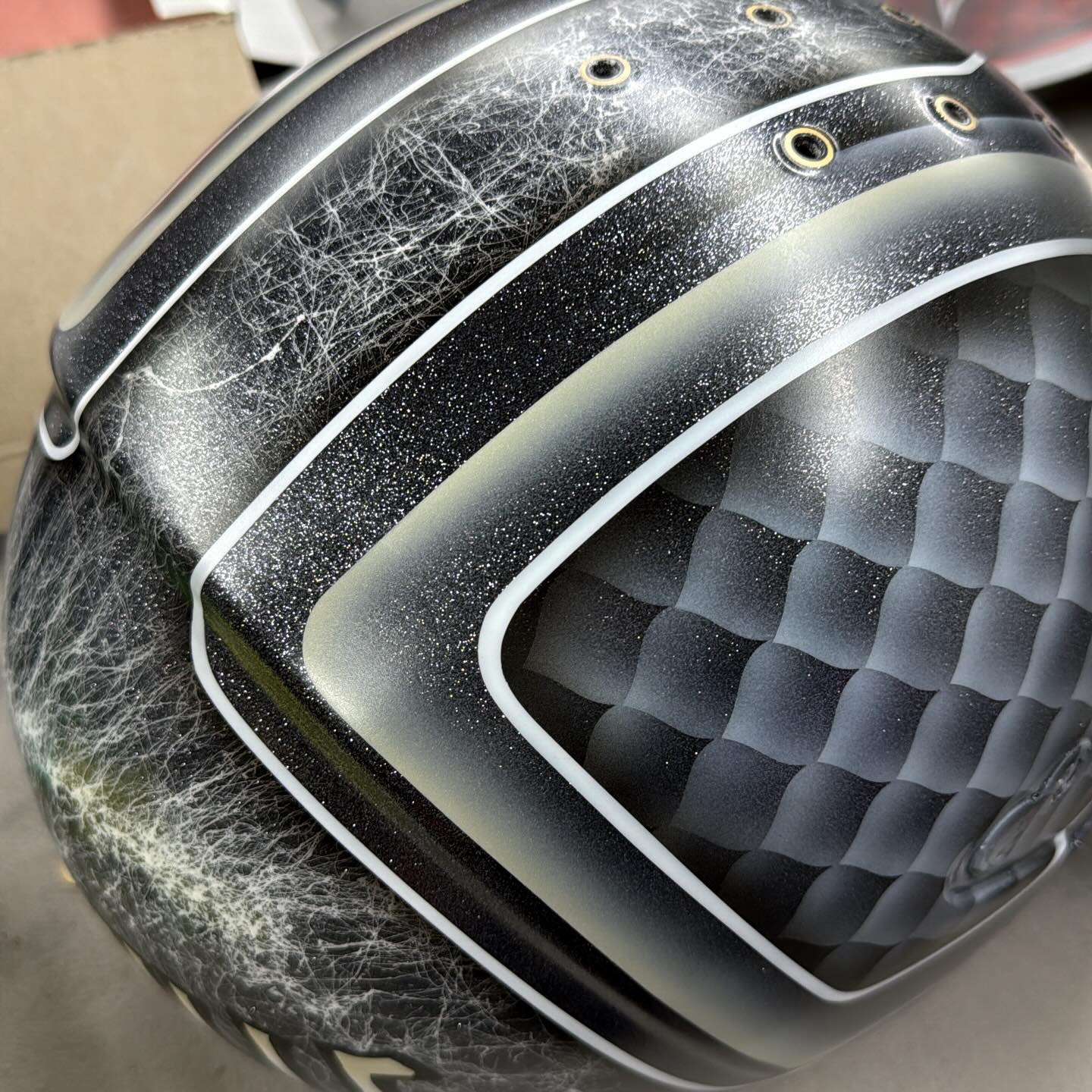 Lots of paint in process!!! #boostedbrad #custompaint #deathmetalracing #dmr #teampainthuffer