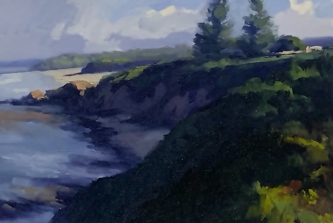 Dalmeny afternoon #dalmemy #eurobodalla #eurobodallacoast #classicalart #oilpainter #traditionalartist #traditionalartistsoninstagram #dailyarts