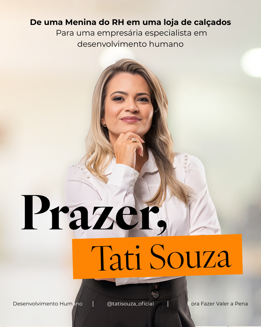 💥 Quem sou Eu? 💥
De menina do RH em uma loja de calçados a especialista em desenvolvimento humano para líderes e organizações, minha jornada tem sido movida pela certeza de que é possível transformar realidades com coragem, consciência e ação. Prazer, sou Tati Souza. 🌟
1️⃣ Minha trajetória começou em 2009, quando fundei a Gente Mais Consultoria após a falência da empresa onde trabalhava. Queria evitar que outras pessoas passassem pela mesma dor que vivi.
2️⃣ Nos primeiros anos, enfrentei grandes desafios financeiros e frustrações. Mas cada dificuldade me ensinou a importância de uma liderança autêntica e resiliente.
3️⃣ O burnout, as noites sem sono e a dor da insegurança me marcaram, mas nunca me paralisaram. Ao contrário, me impulsionaram a criar métodos que realmente geram transformação.
4️⃣ Em 2018, fundei a Fabrika Produções e Eventos, com o objetivo de criar experiências imersivas. Mas logo percebi que o que realmente precisávamos eram vivências reais, com desafios autênticos!
5️⃣ A pandemia quase me paralisou, mas também foi o momento em que reforcei meu propósito de transformar empresas e formar líderes conscientes.
6️⃣ Durante a reestruturação, nasceu o Método CHAVE. Uma abordagem inovadora para gerar clareza, engajamento e empoderamento de líderes!
7️⃣ Hoje, após 15 anos impactando mais de 1.000 empresas e 20.000 líderes, continuo acreditando que a verdadeira transformação vem da coragem de agir, da responsabilidade e da ação consciente.
🔑 Você está pronto para fazer valer a pena?
💬 Comente abaixo se você também acredita que podemos transformar qualquer cenário com coragem, clareza e ação!
#desenvolvimentopessoal #autoconhecimento #borafazervalerapena #carreira #palestrante