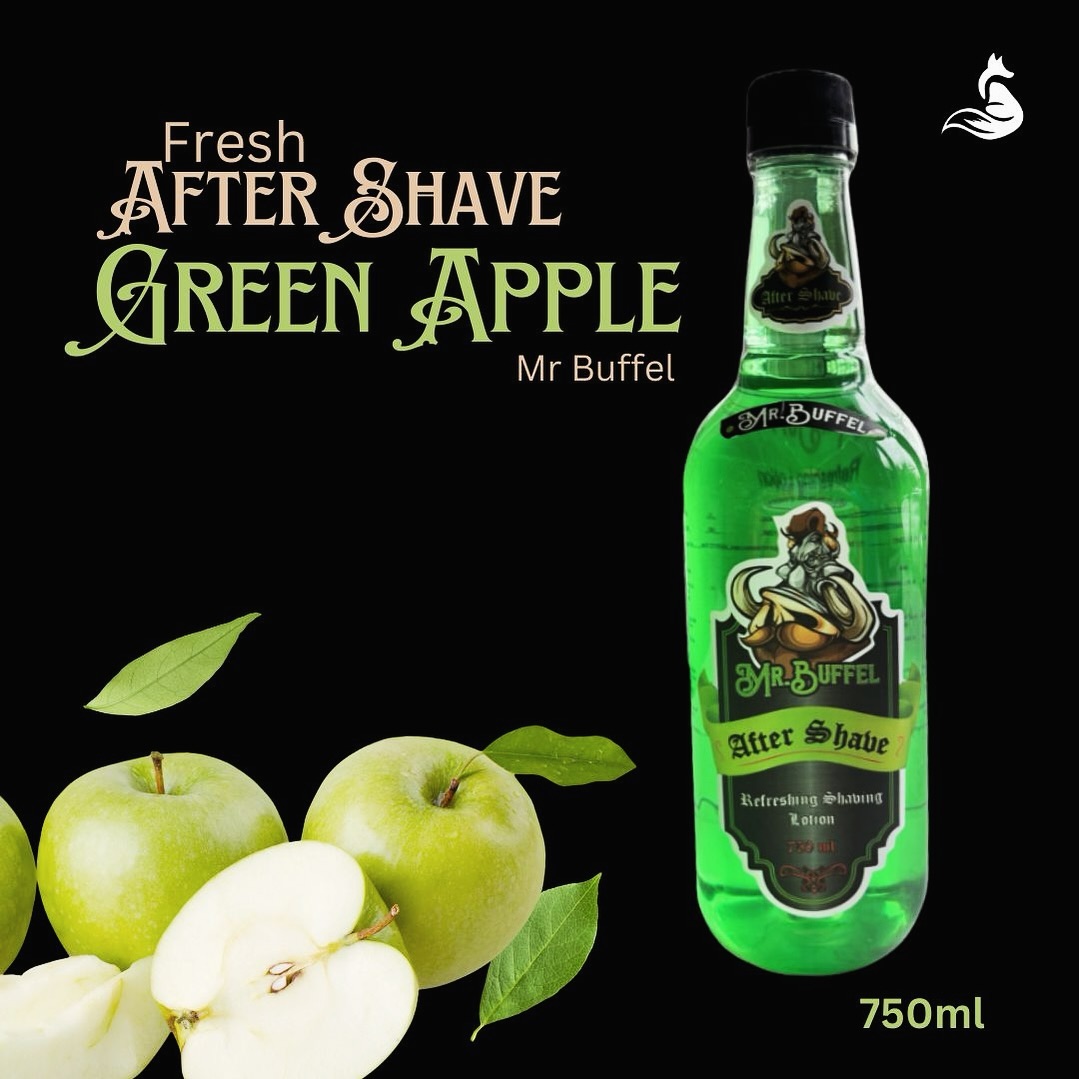 Refresh Your Routine with Green Apple Aftershave! 🍏
Introducing our invigorating Green Apple scented aftershave by @mr_buffel . This 750ml bottle of aftershave offers a refreshing and crisp fragrance that soothes and revitalizes your skin after every shave.
✨ Key Benefits:
• Refreshing Scent: Energizing green apple fragrance.
• Skin Soothing: Reduces irritation and redness.
• Hydrating Formula: Keeps your skin moisturized.
🔹 Why Choose Green Apple Aftershave:
• Provides a burst of freshness.
• Calms and revitalizes the skin post-shave.
• Ideal for a confident and refreshing start to your day.
Experience the perfect blend of freshness and skincare with Green Apple Aftershave. Elevate your grooming routine with a touch of crisp sophistication.
#Aftershave #GreenAppleScent #MeBuffel #GroomingEssentials #MensCare #FreshFragrance #SkinCare #DailyRoutine #YatuStyling #LavalQC #MontrealGrooming #QuebecStyle #SkinComfort #Revitalizing