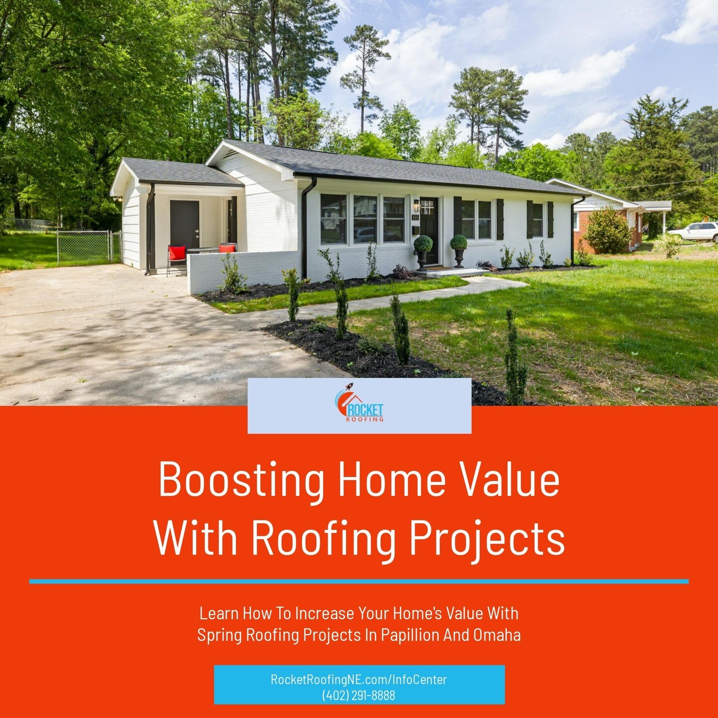 Ready to boost your home's value this spring? 🌷 Check out our latest blog post for expert tips on spring roofing projects that will make your Papillion or Omaha property stand out in the market! Read at Link in Bio. #HomeImprovement #RoofingTips #Papillion #Omaha