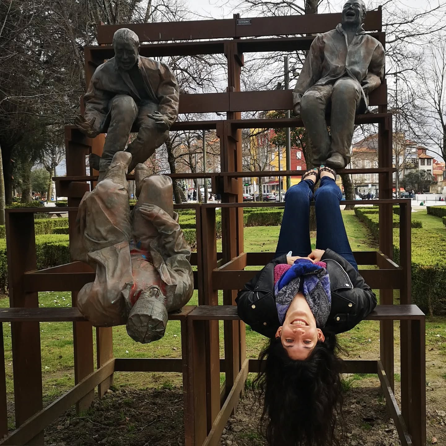I'm forever climbing on things. But since having a yoga account, I find myself now trying to strike a pose at the same time 😅 #doingitforthegram
This was actually a really good restorative pause to take after we had been walking about. It quickly released my lower back, calmed my mind and fun to do!
What's your favourite go to pose to strike when you're out and about?