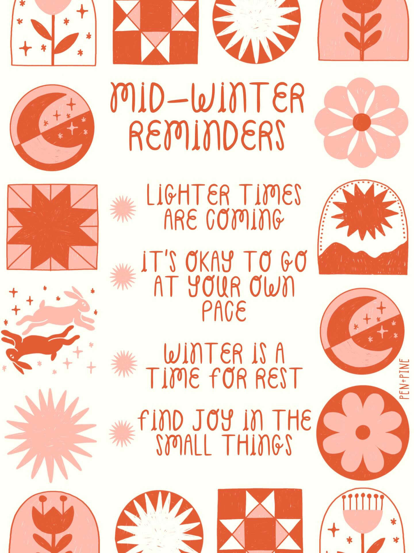 Some mid-winter reminders to help us through until spring…
.
.
.
#remember #springiscoming #midwinter #getthroughit