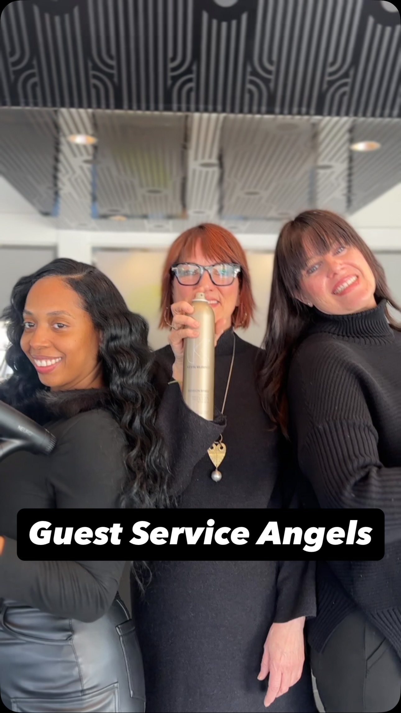 Meet Kim, Candace, and Stephanie. Our Guest Services Angels 😇✨
Their mission? Your Noël Sy experience.
From booking your appointment, to check out, to everything in between, these three are on the ground making sure every detail goes smoothly. Questions answered. Requests handled. Stress eliminated. Mission accomplished.
And giving the orders from HQ… Charlie 📞😉
(aka Michel, overseeing the operation with precision and calm.)
Your only job? Sit back, relax, and enjoy the results. 💫
#GuestServicesAngels #MissionNoëlSy #CharliesAngelsEnergy #ArtInBeauty