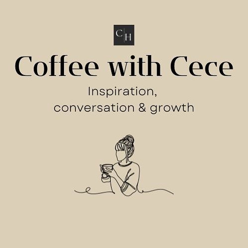Coffee with Cece will be live on Instagram and YouTube on 8 and 22 July at 8am AST/ 1pm BST. Links for Youtube can be found in my bio.
Hope you can join me 😊