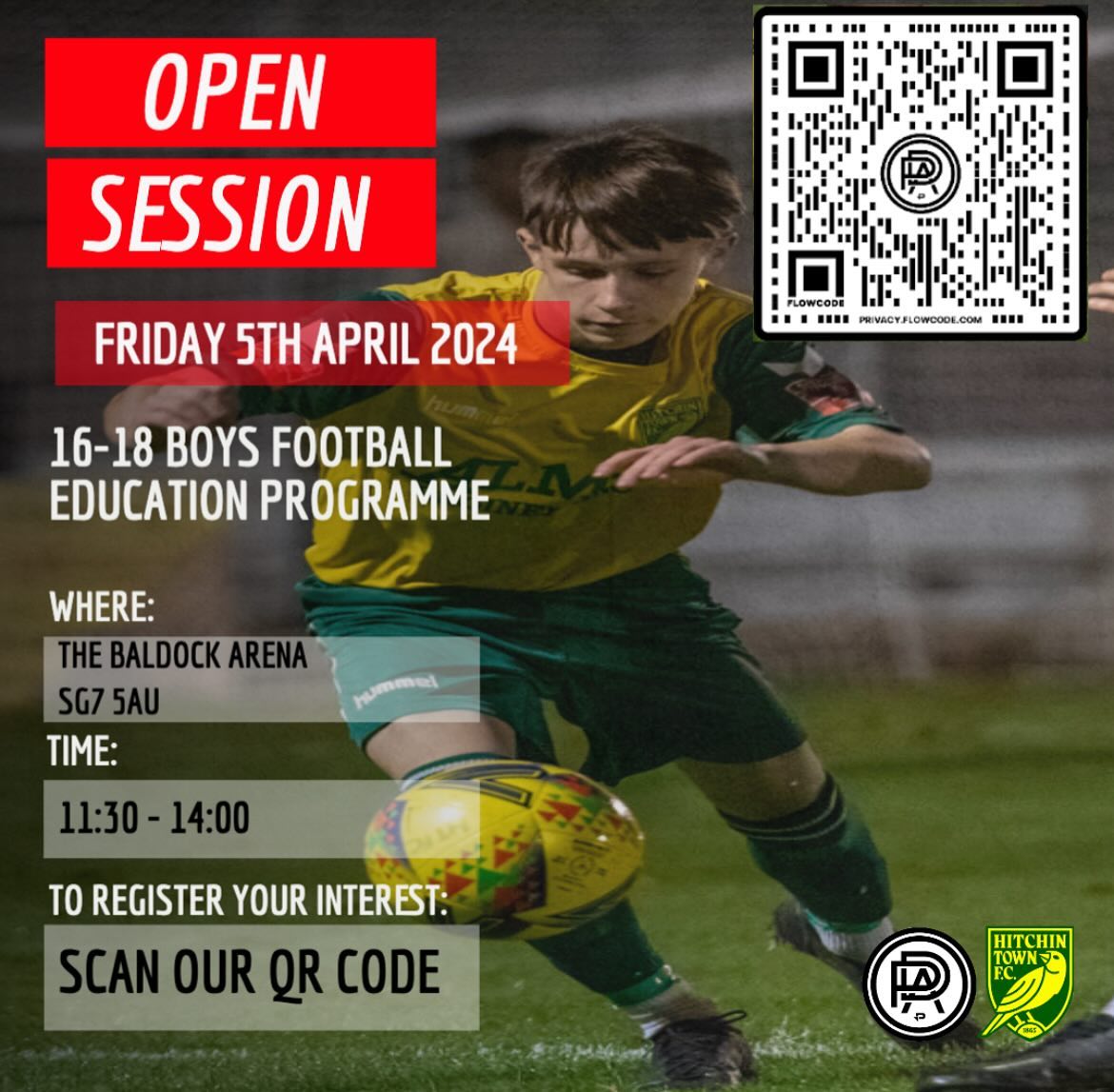 Easter Session π£
Weβre hosting another open session on Friday the 5th of April πͺπ»
All details are above ππ»
To register your interest, scan the QR code π·