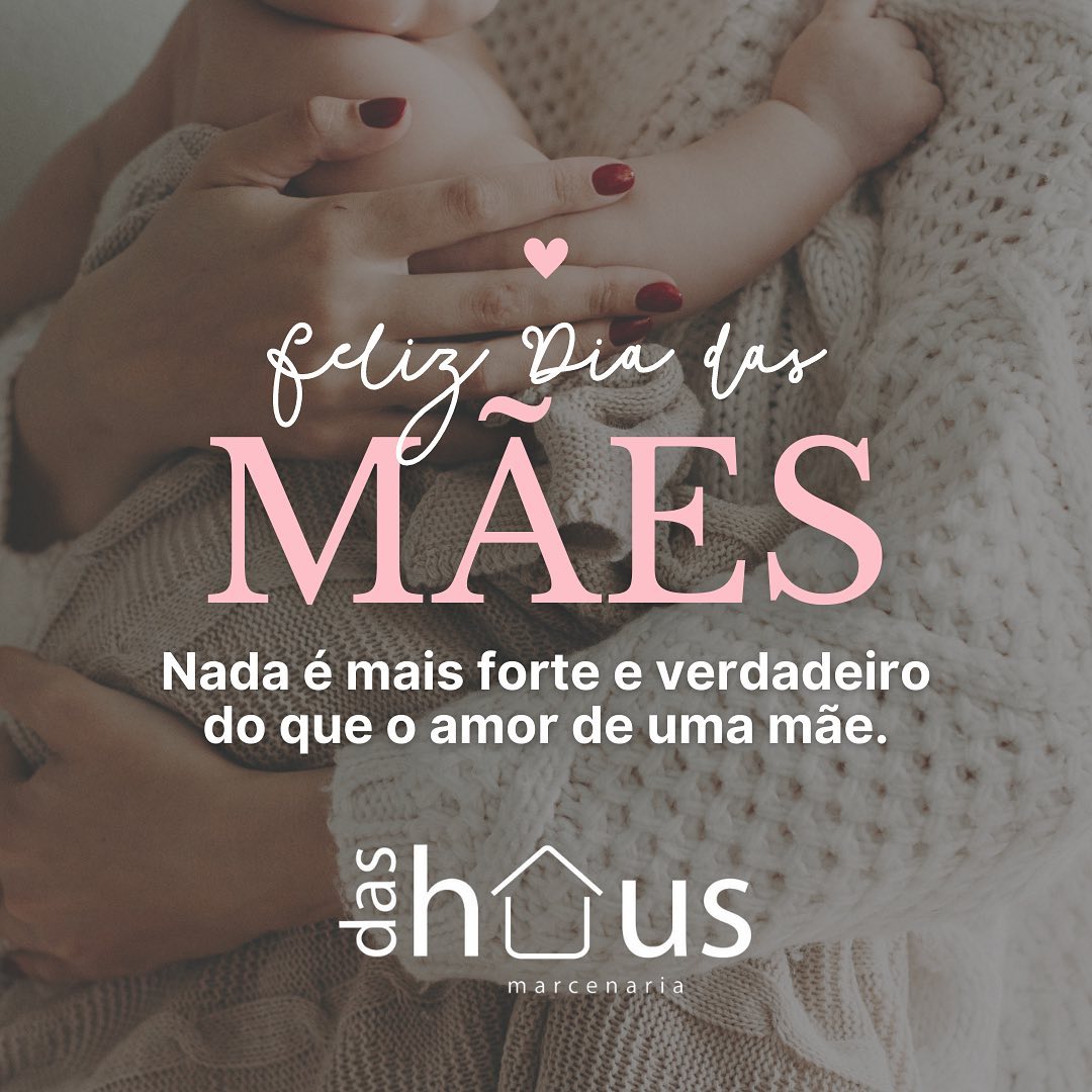 Acalento, carinho, aconchego,
dedicação, proteção, exemplo..
As definições podem continuar infinitamente, mas com certeza não resumirão o AMOR DE MÃE.
Um feliz dia para aquelas que
são exemplo de amor e dedicação. Com carinho @das_haus_marcenaria