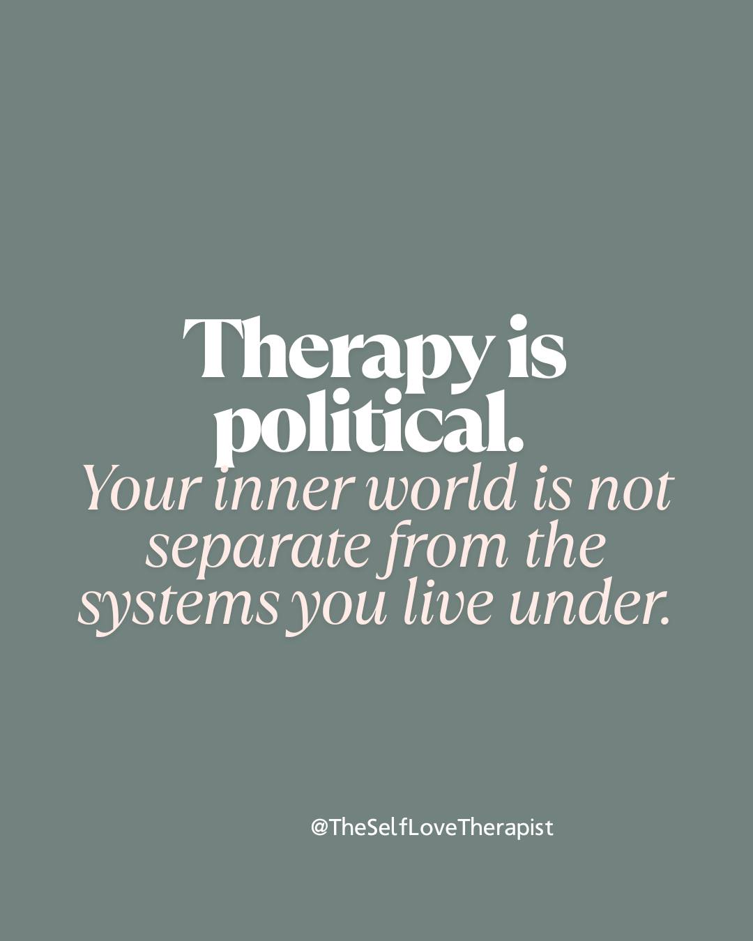 If this post resonates, it’s because your nervous system is responding to the world you’re living in.
Our inner worlds are shaped by what’s happening between us, around us, and above us. Power, policy, history, and violence don’t stay abstract. They land in bodies, relationships, and nervous systems.
Genocide doesn’t happen “over there” and leave us untouched. Neither do racism, colonialism, or late-stage capitalism.
They show up as anxiety, shutdown, hypervigilance, grief, anger, and disconnection, not because something is wrong with you, but because something is wrong with the conditions we’re living under.
When therapy focuses only on the individual, without naming context, suffering gets misread as personal weakness instead of a relational response to systemic harm.
From this lens, healing isn’t about adapting quietly or regulating yourself into acceptability. It’s about making sense of your responses, restoring connection, and resisting the isolation these systems rely on.
What you’re feeling didn’t come from nowhere. It emerged in relationship to a world that keeps asking too much.
And healing, at its core, was never meant to be done alone.
#TheSelfLoveTherapist #TherapyIsPolitical #HealingIsPolitical #CollectiveTrauma #SystemicTrauma #RelationalTherapy
#AntiOppressiveTherapy #DecolonisingTherapy #TraumaInContext #MentalHealthAwareness #CommunityCare
#RestIsResistance