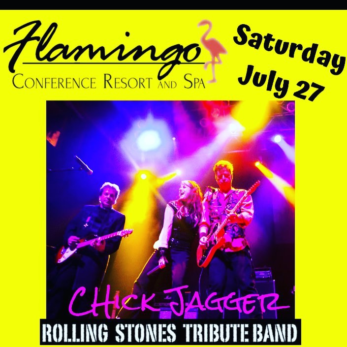 Next #show #thelounge @flamingoresortandspa #saturday #july 27 with #shredzeppelin #stones #rollingstones #tribute #ledzeppelin #zeppelin #santarosa #sonoma #summer #rocknroll @christinamichellerocknroll is @chick_jagger
