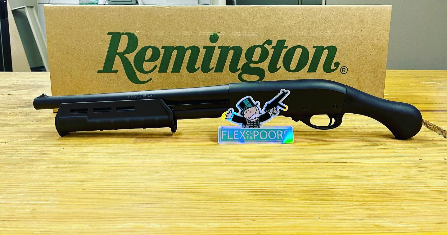Flexing the Remington 870 TAC 14 on a Saturday afternoon. #pewpewpew
