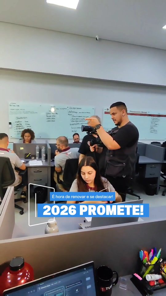 🎬 2026 pede imagem nova, conteúdo novo e resultados maiores.
Se a sua marca quer atrair novos clientes e gerar mais negócios, renovar seus conteúdos em fotos e vídeos não é opção — é estratégia.
Na Talento Vídeo, criamos produções audiovisuais atuais, profissionais e alinhadas ao posicionamento que sua empresa quer construir para o próximo nível.
📸 Fotos que fortalecem sua imagem
🎥 Vídeos que comunicam, conectam e vendem
🚀 Conteúdo pensado para crescer em 2026
📲 Hora de renovar e se destacar.
Fale com a Talento Vídeo e comece agora.
#TalentoVideo #ConteúdoAudiovisual #MarketingVisual #VídeoCorporativo #Crescimento2026