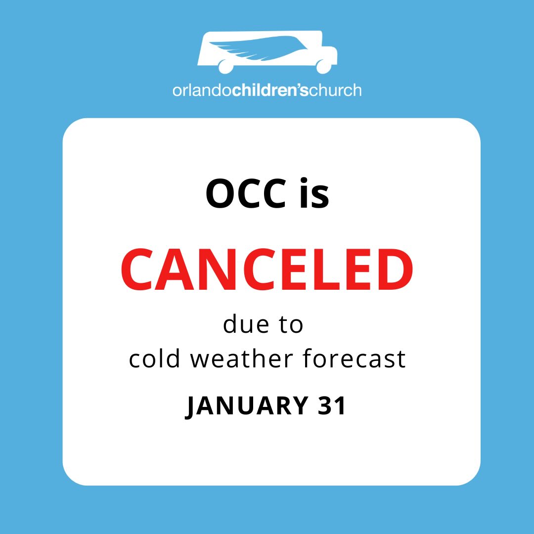 OCC is canceled this Saturday, January 31. There is potential for rain and very cold temperatures during bus pickup times. Additionally, we encourage all OCC families and volunteers to make sure they have a warm place to stay later Saturday and throughout the rest of the weekend, as a hard freeze is expected.
We look forward to seeing you all for a fun (and hopefully warmer) morning on February 7!