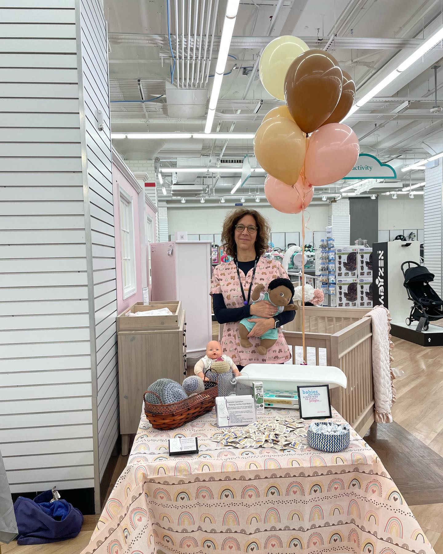 #forresterlactation is here at the reopening of BuyBuy Baby in Corbin’s Corner!!