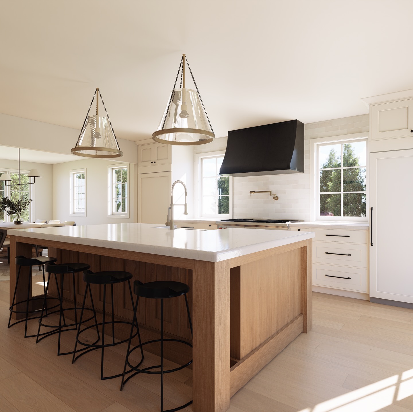 A look at a kitchen we’re currently designing for a client renovation
The goal was to make the space feel clean and airy, yet timeless — layering soft neutrals, natural oak, and thoughtful details that will age beautifully over time.
Always grateful for clients who trust the process 🤎
If you’re planning a renovation and need help bringing your vision to life, feel free to reach out!
