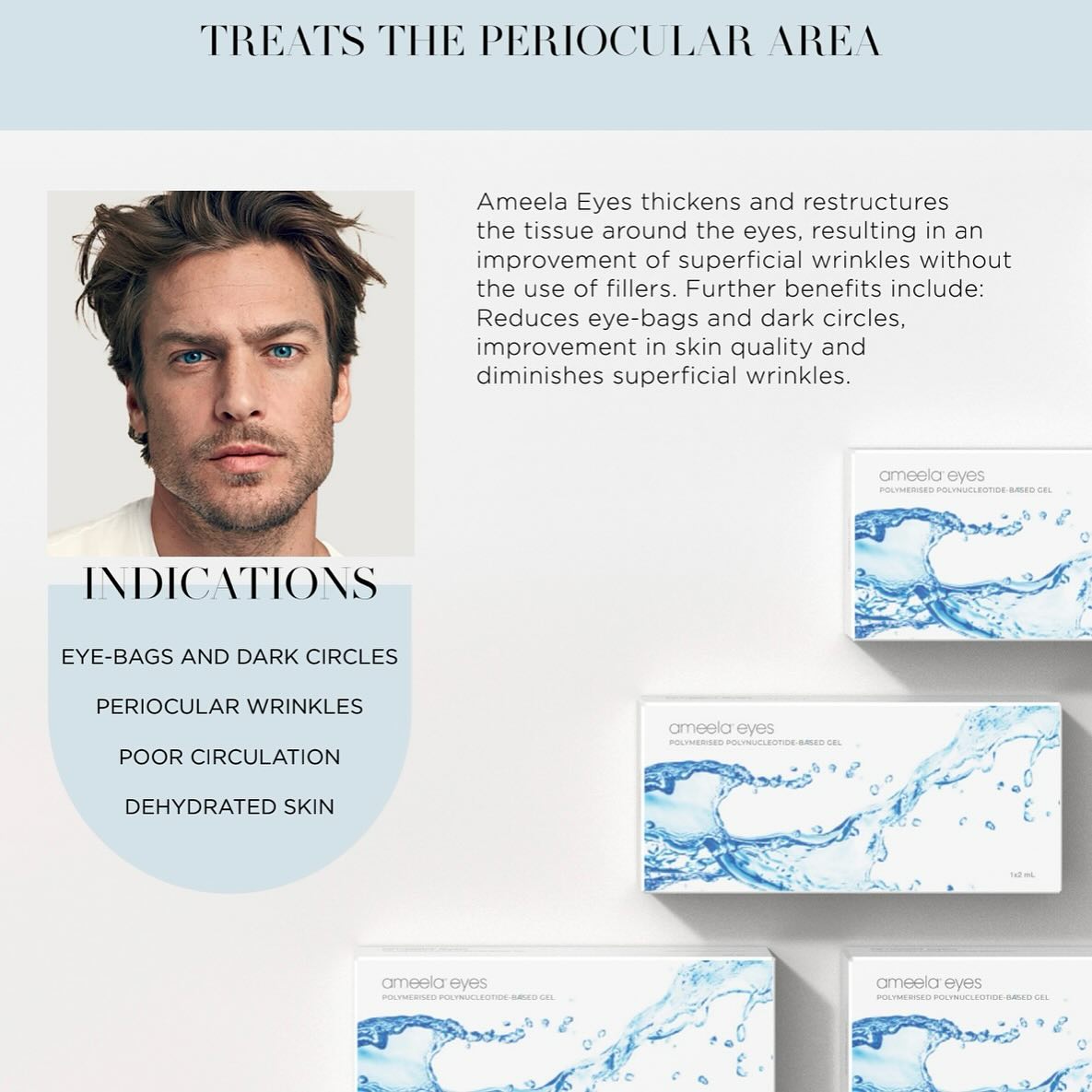 👀Do you want to improve the appearance around your eyes but don’t want filler? Look no further. Polynucleotides can safely be used all around the eye area to improve skin texture, reduce eyes bags & dark circles. Minimal downtime. Check the link in bio for more details & to book in. #ameela #polynucleotides #eyebags #darkcirclestreatment #ameelaeyes #rejuvenation #regeneration