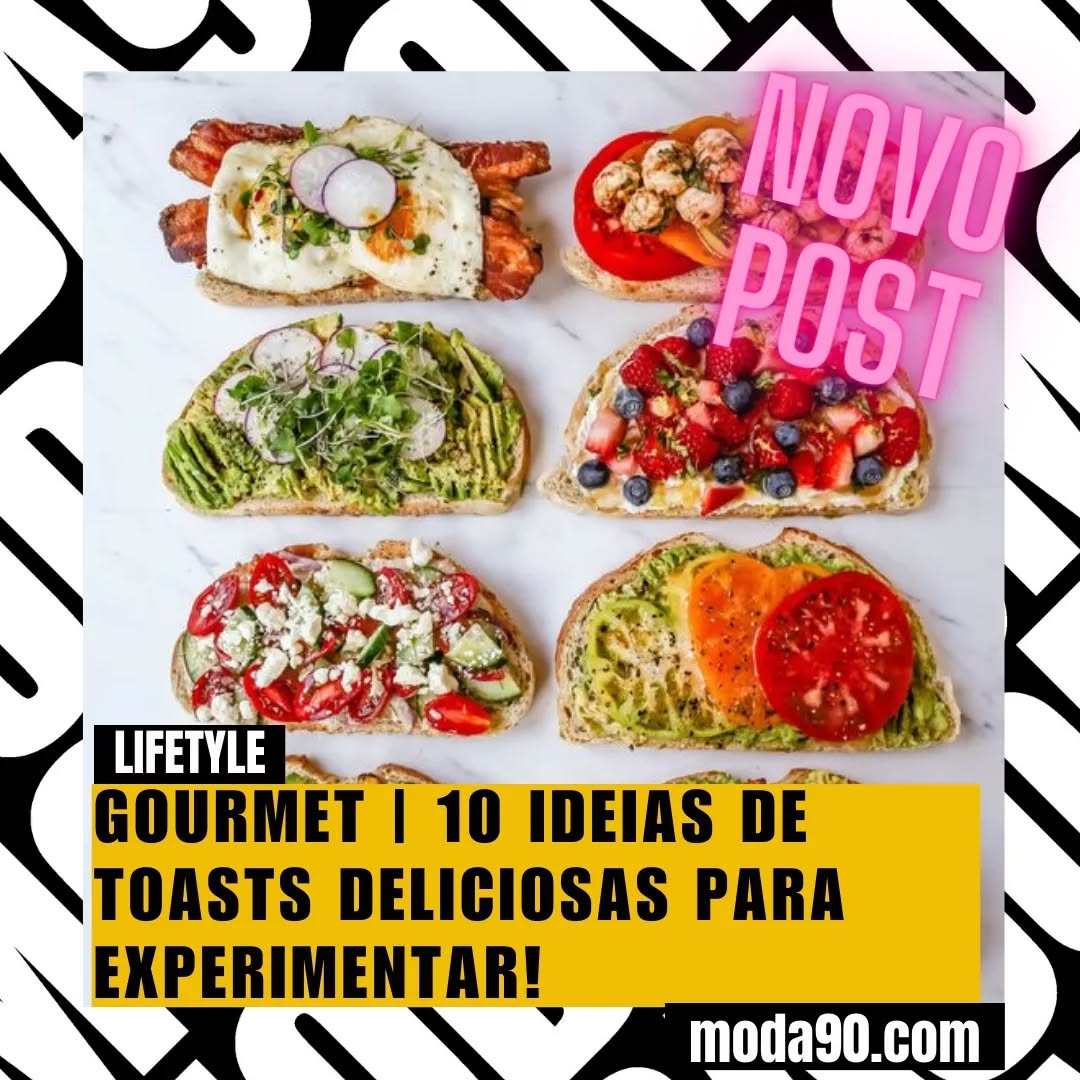 SITE | Confira 10 receitas de toasts para experimentar! Link na #bio e #stories
#toast #receitas #comportamento #2024