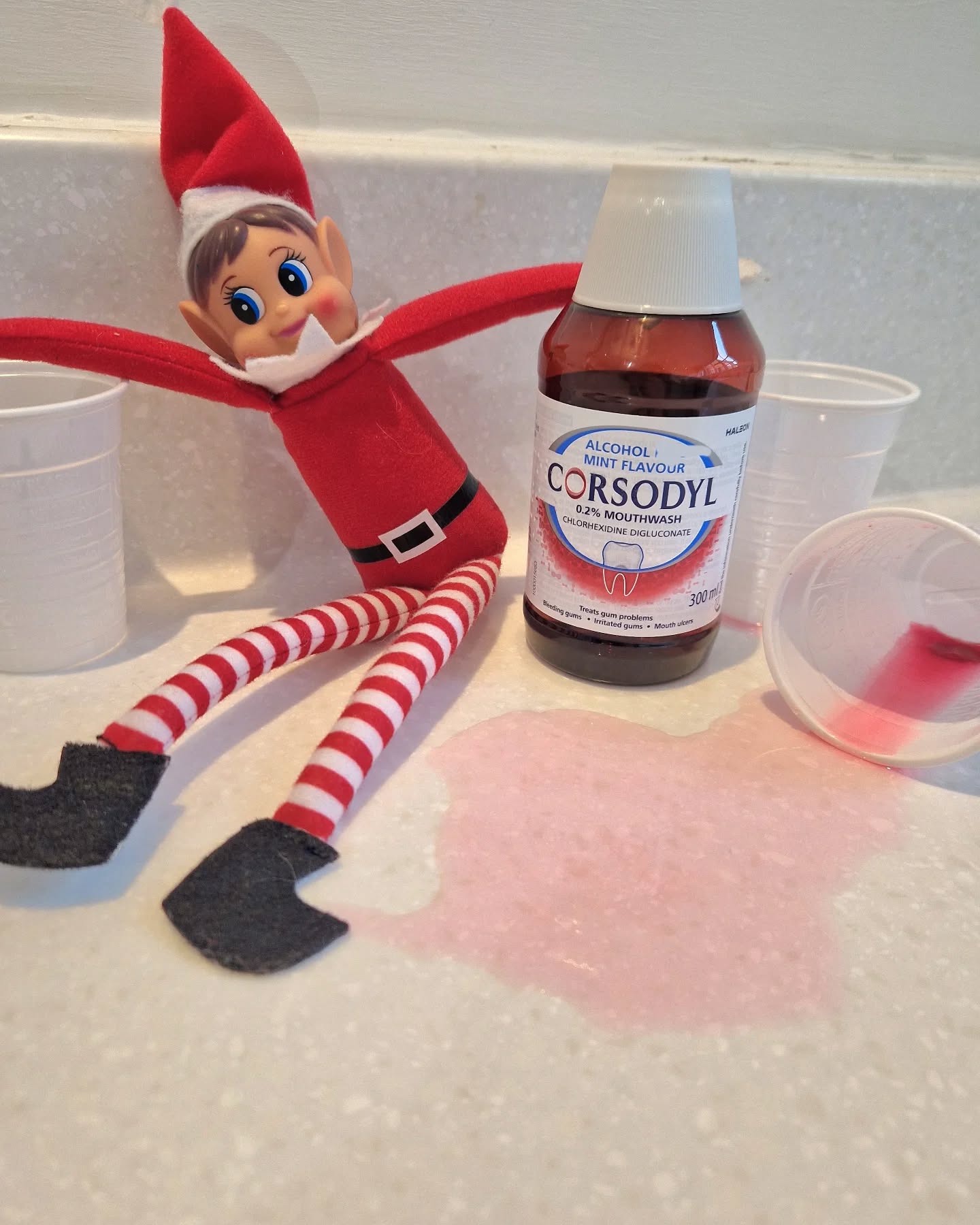 Floss is getting started early this weekend 🍺
Looks like he can't handle this type of alcohol(free) 🫠