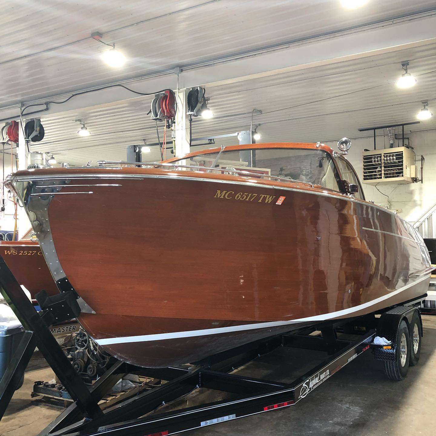 SOLD!
This 1955 27’ Shepherd has a new owner!
•
Follow along as we upgrade the interior, swap out the 2 Hemi’s for modern power, and make everything just how the new owner wants it!
•
Official hashtag for this project #27Shepherdrefit20
•
#shepherdboatco #shepherdboats
•
•
•
•
•
#woodboat #boat #classicboat #sold #hotrod #whip #mahagony #hemi #woodshop #workshop #custommade #handmade #bespoke #boatporn #lakelife #cruiser #refit #lakegenevawi #lakegeneva #lakegenevawisconsin #luxury #luxurylife #chriscraft #hackercraft #rolex #millionaire #luxurylifestyle