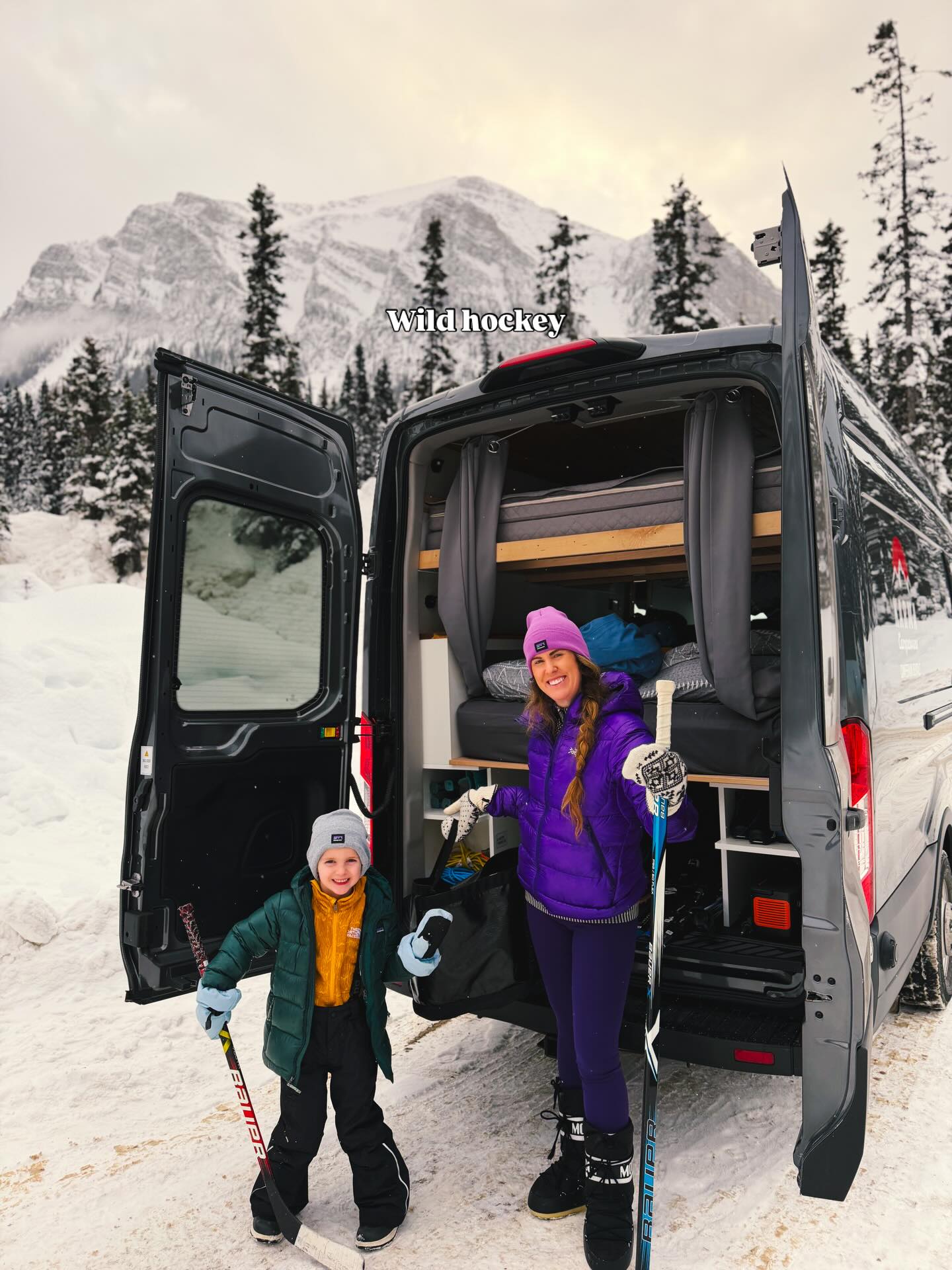 Adventures didn’t end when I had babies.
My kids have shown me the beauty in this season and that motherhood can be what you need too.
These then and now images really get me lately and I wonder if other moms feel this too 🥹
Our tiny humans are growing and it’s so beautiful to watch but also my heart. 😅
#icehockey #odr #lakelouise #canada