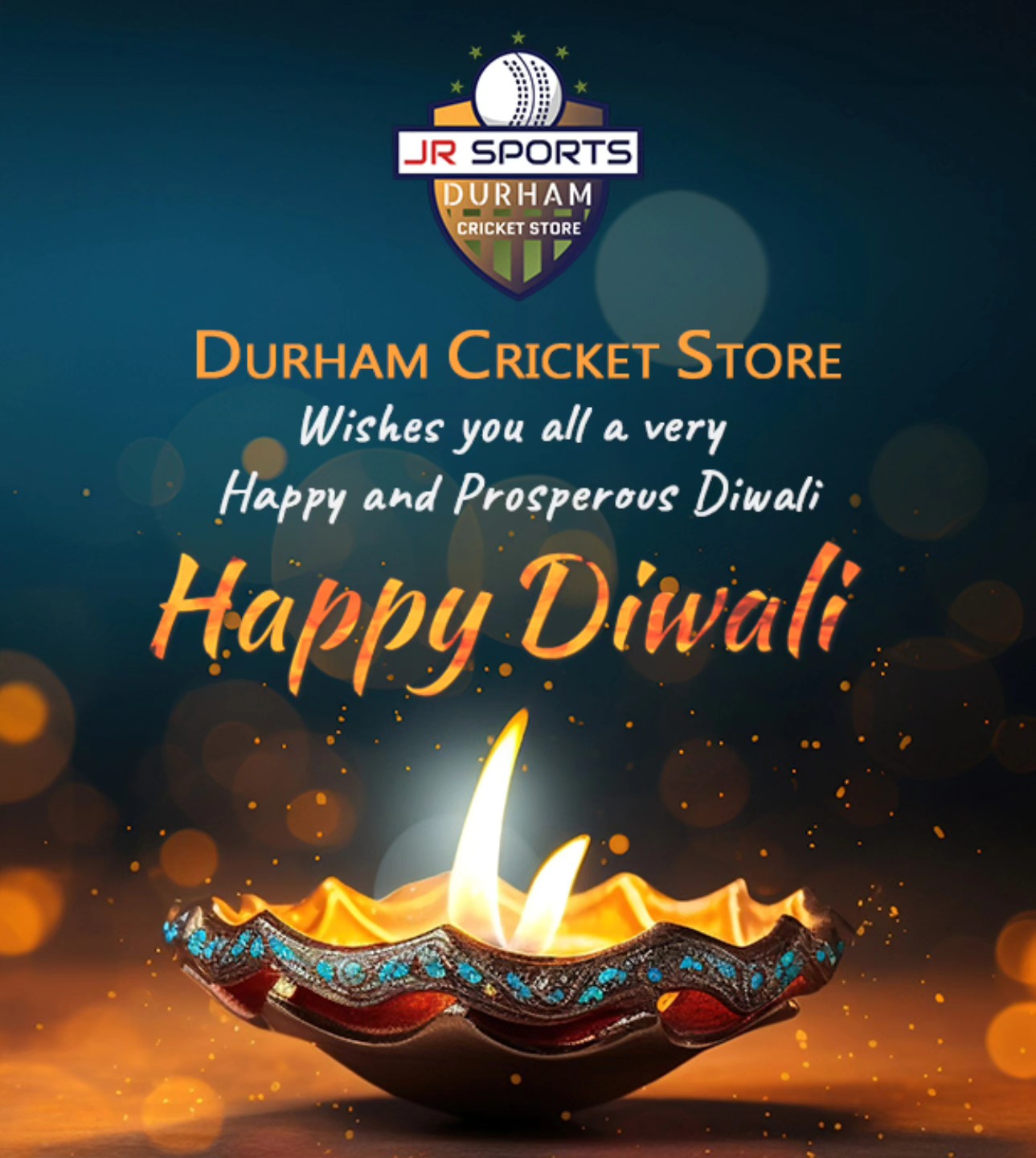 Wishing you all joy, peace, and prosperity this Diwali 🏏
Happy Diwali
#diwali #diwalidecorations #diwaligifts #happydiwali #CricketLove #CelebrateTogether #JoyfulMomentsn #CricketLife #shopnow #BatAndBall #teamspirit #CricketFever #GameOn #BattingSkills #BowlingMaster #CricketGear #PlayHard #CelebrateCricket #durhamcricketstore