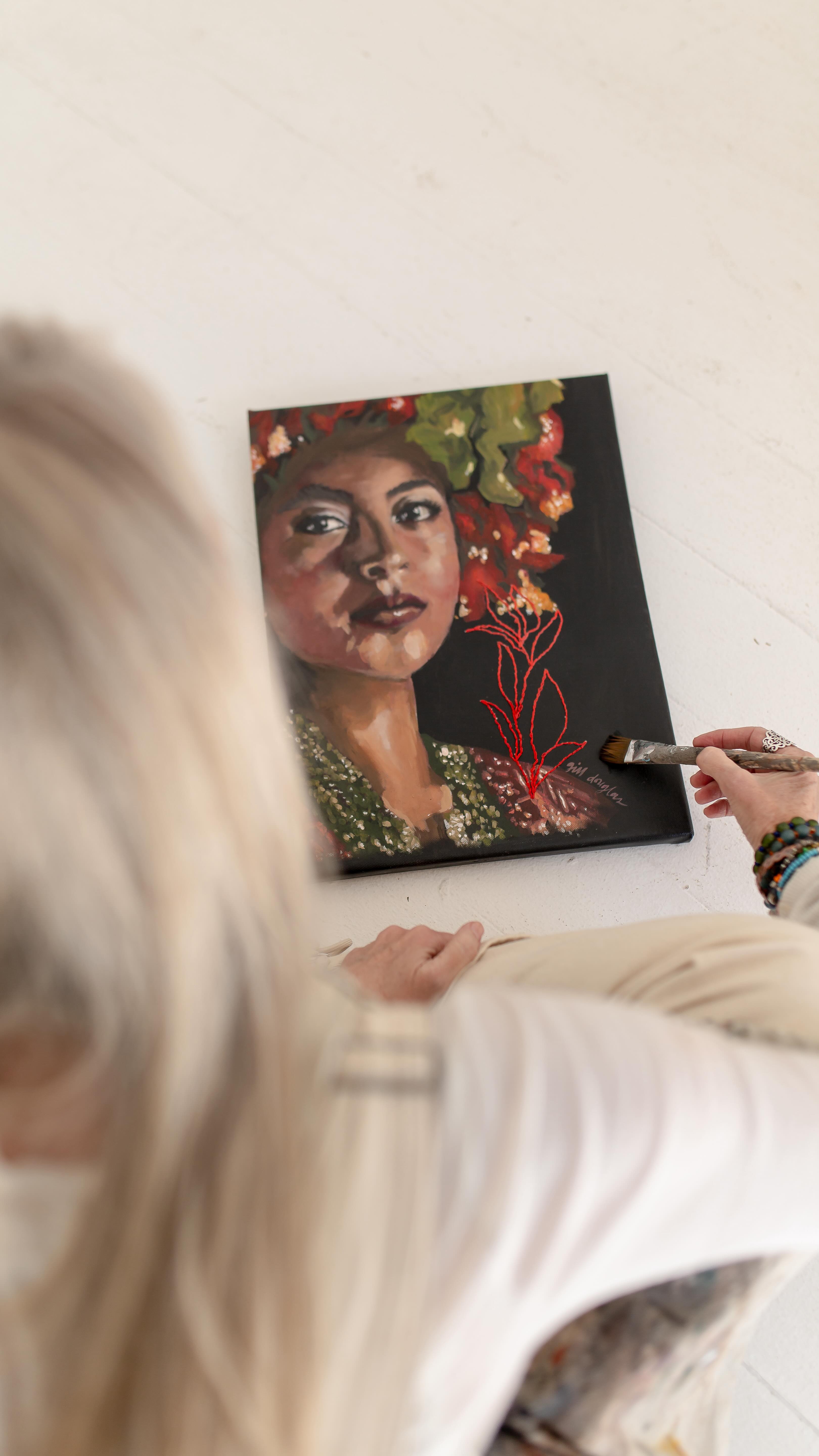 A reminder to just keep showing up, those small consistent steps add up, my friends ❤️
#doitfortheprocess #cotfa #21daysinmyartworld26 creative practice | painting as a practice | women artists | paint every day| South African artist