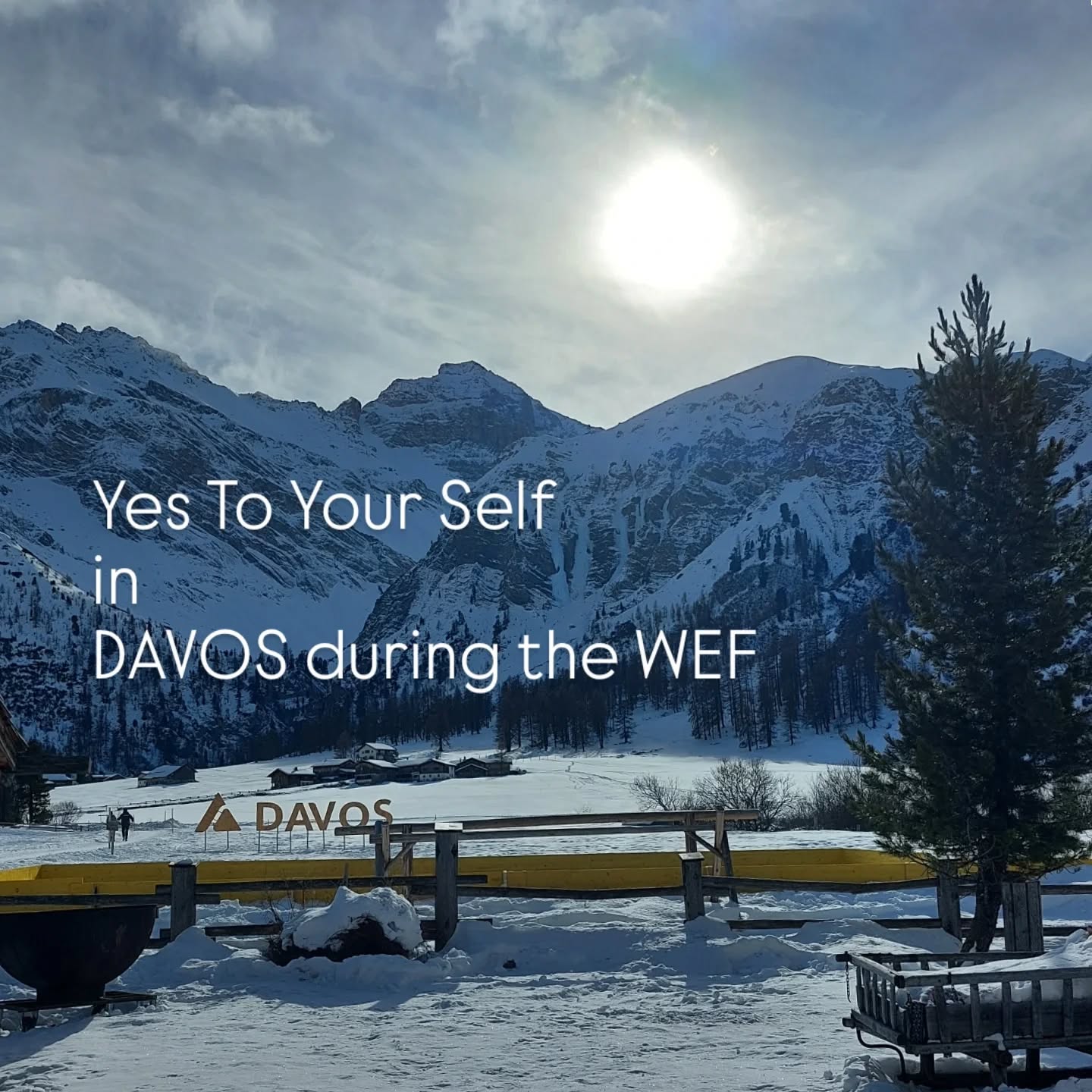 Yes To Your Self
was in Davos during the World Economic Forum
What a week.
Full of personal learning, precious connections, the meeting of robots & lived spirituality, offerings and sharing our light and love.
Thank you @ksucha to the Moon and back for hosting us.