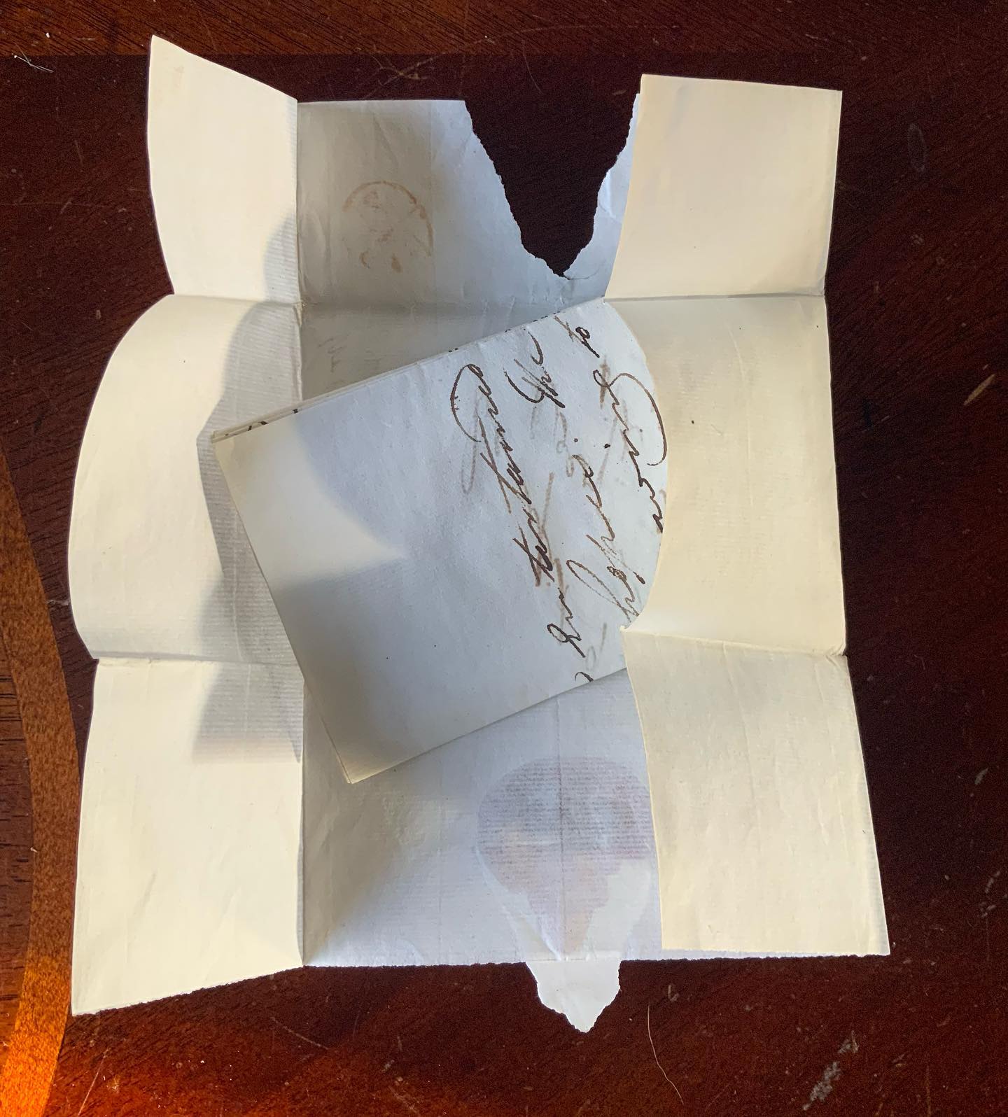 Complete 1797 Letter from George Chalmers in London to James Duff, 2nd Earl Fife, first to Duff House and then forwarded to Mar Lodge (3)