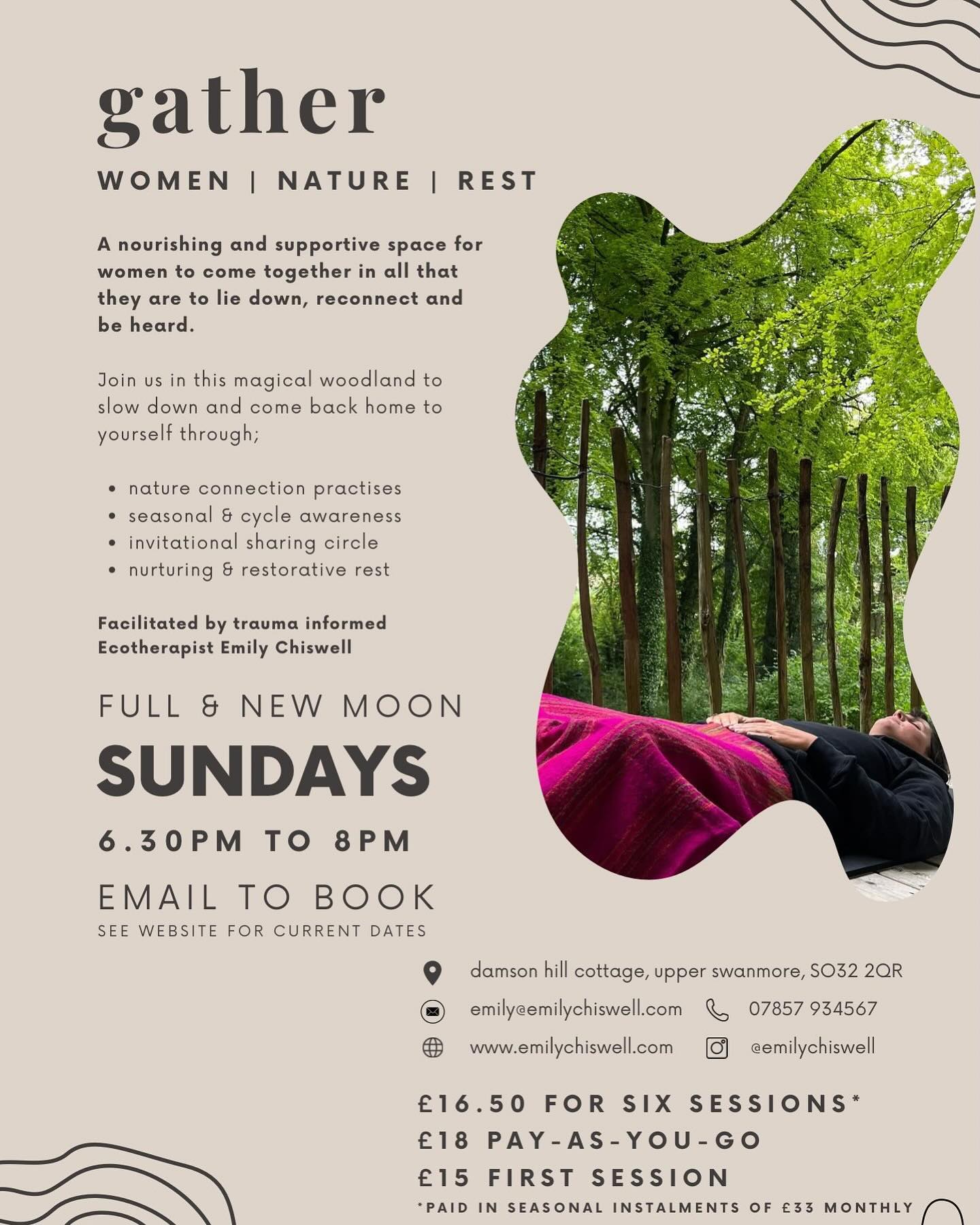 🌳 women | nature | rest 🌳
💥 gather is back baybees 💥
🌑 with new moon 🌑
🍂 with the early whiffs of seasonal shifting 🍂
come & lie down loves
catch your breath
remember a little of who you are
so welcome with all that you are
in amongst the most magical crew of trees
@damsonhillcottage
this sunday 1st september
and fortnightly following
with new & full moon
all dates on my website
link in bio
#natureconnection #ecotherapy #ecopsychology #nature #newmoon #newmoonseptember #woodland #womenscircle #event #hampshire