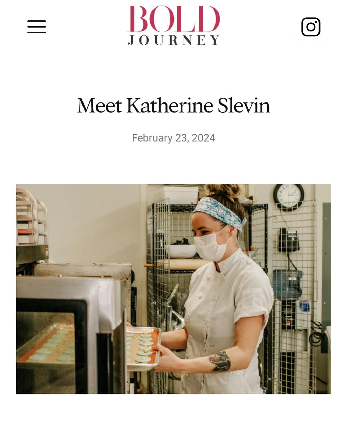 A new Katherine Slevin interview? YES! Get to know our C. Love founder. Katherine sits down with @boldjourneymag and discusses optimism, her beginning, baking, and family. Make sure to check it out and let us know your thoughts!
➡️LINK: https://boldjourney.com/news/meet-katherine-slevin/
#CLBA #bakingfuturesbright #livelaughbake #interview #checkitout #womenimpowerment #instagram #baking #pastry #pastrychef