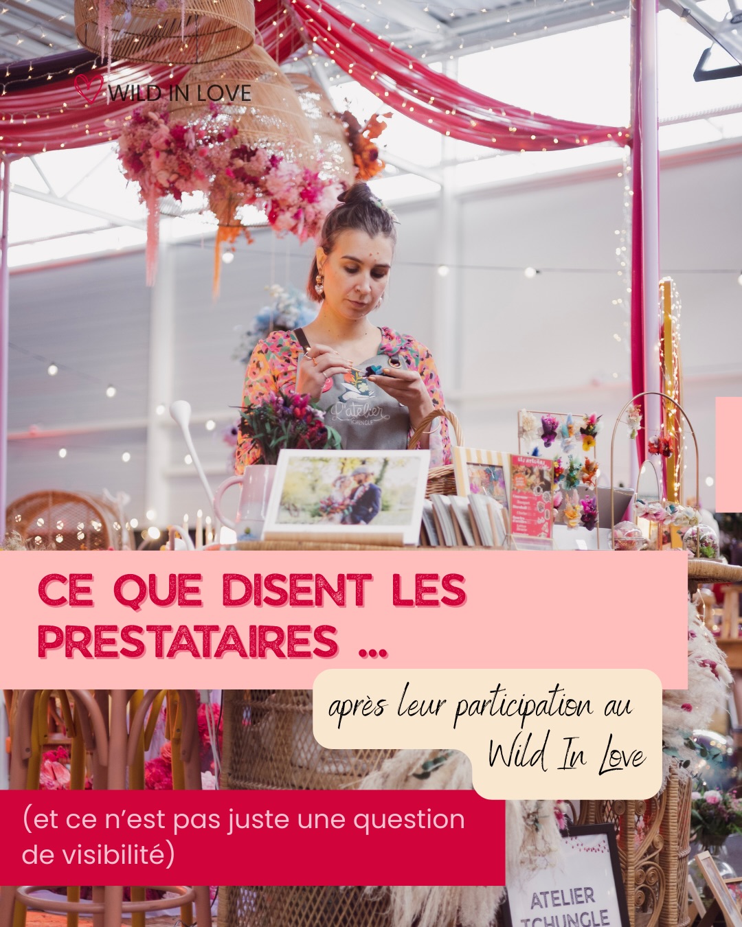 Ce qu’ils retiennent après le Wild In Love, ce n’est pas seulement un salon.
C’est une expérience humaine, des rencontres sincères,
des échanges qui ont du sens.
Ici, les prestataires ne sont pas alignés par hasard.
Ils sont sélectionnés pour leur univers, leurs valeurs et leur savoir-faire.
Résultat ?
Des couples qualifiés, des collaborations durables, un vrai repositionnement de marque.
Le Wild In Love, c’est un salon mariage qui respecte ton travail,
qui met en lumière ton identité et qui te permet de vendre sans te vendre.
Si tu veux vivre plus qu’un événement, si tu veux faire partie d’une communauté de prestataires engagés, alors ce salon est fait pour toi.
👉 Les candidatures exposants sont ouvertes.
Et si cette année, c’était ton tour de le vivre ?
📸 @martgo.photo
@dj_norsam
@atelierchloeg.joaillerie
@latelier_tchungle
@ddayweddingplanneralsace
… et tous les autres ❤️
#stras #mariage2026 #festivalmariage #mariagederêve #salondumariage