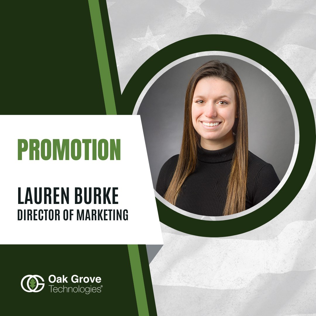 Weโre excited to continue our Employee Spotlight series by celebrating the incredible talent at Oak Grove Technologies. Today, weโre proud to recognize Lauren Burke on her well-deserved promotion to Director of Marketing!
Congrats Lauren!
#OakGroveTechnologies #OurServiceContinues #EmployeeSpotlight #CelebratingSuccess #CareerGrowth #Promotion