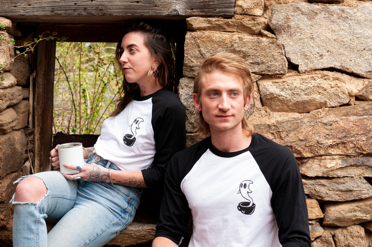 Ghost the cold season by keeping your blood warm with our black "gold". Grab a Roasty Ghost shirt for $25 this winter!