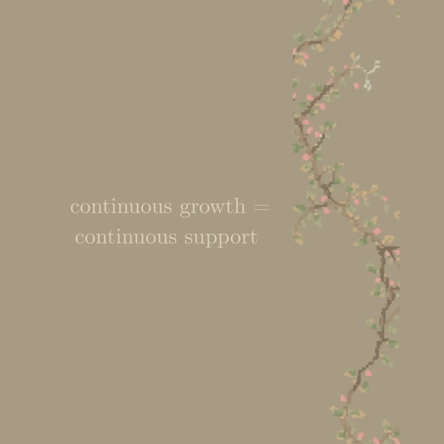 Growth doesn’t happen in isolation, and it rarely happens all at once
Life keeps moving, circumstances change, and new challenges surface even when you’re doing well
Continuous growth needs continuous support, mot because something is 'wrong', but because growth is an ongoing process, not a finish line
Support = consistency = clarity = sustainable growth
#MentalWellbeing #growthmindset #HealingEveryday #OnlineTherapy #Therapy