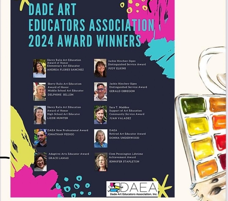 Come join us in celebrating our DAEA Award winners at the PAMM Perez Art Museum Saturday, September 21, 2024 from 1:00pm - 4:00pm.