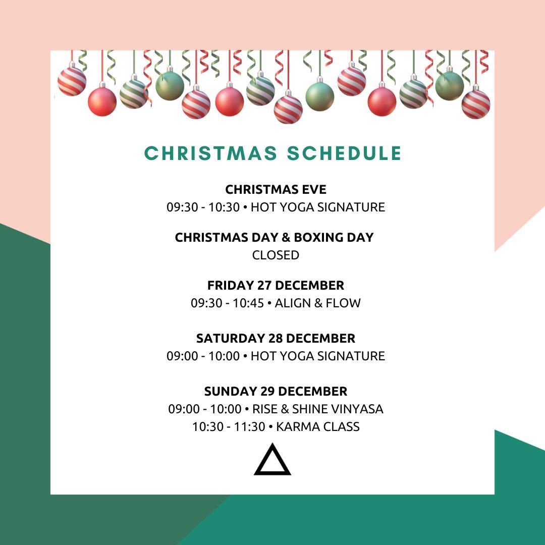 Just before 'Yule' log off...